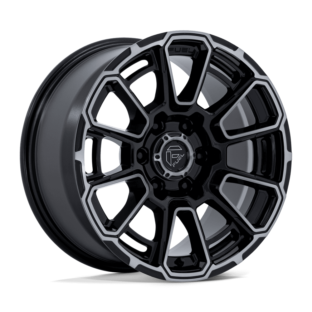 Fuel FOXHOUND Gloss Black Dark Tinted Clear 6x139.7 Wheels