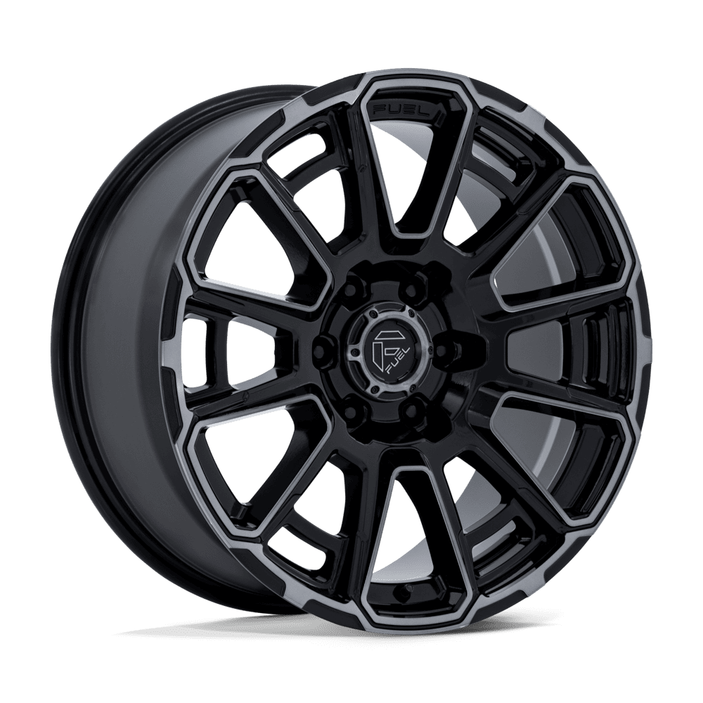 Fuel FOXHOUND Gloss Black Dark Tinted Clear 6x139.7 Wheels