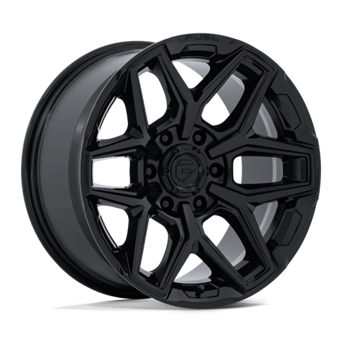 Fuel FLUX Gloss Black 6x139.7 Wheels - product view 1