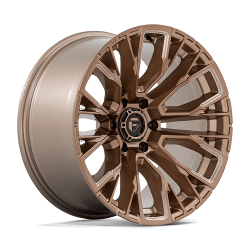 Fuel REBAR Platinum Bronze Milled 6x139.7 Wheels - product view 1