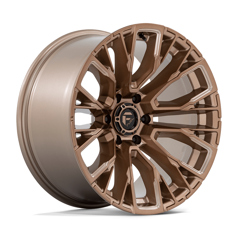 Fuel REBAR Platinum Bronze Milled 6x139.7 Wheels - product view 4