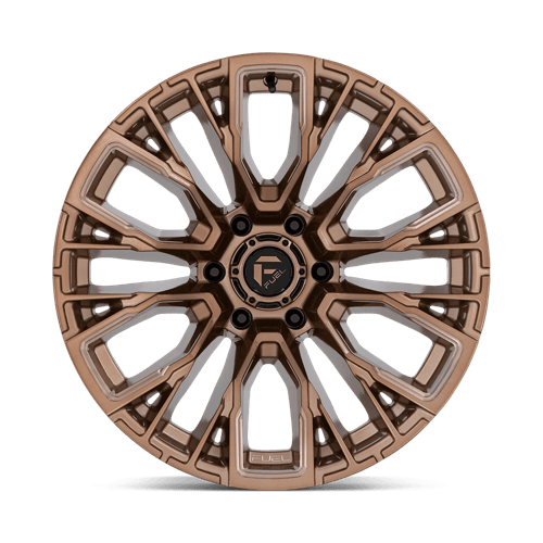 Fuel REBAR Platinum Bronze Milled 6x139.7 Wheels - product view 3