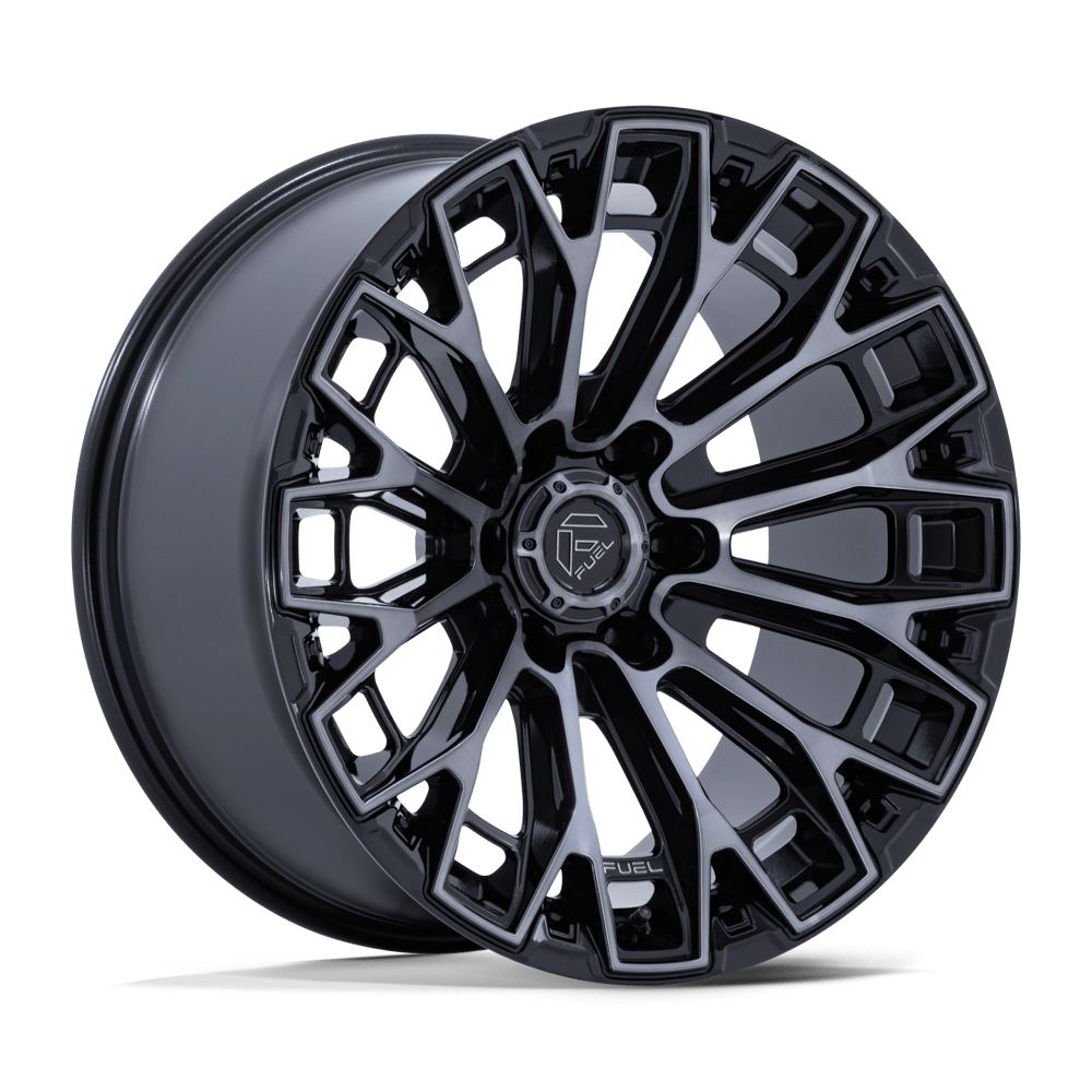 Fuel TRAX Gloss Black Machined Face Dtcc 6x139.7 Wheels - product view 4