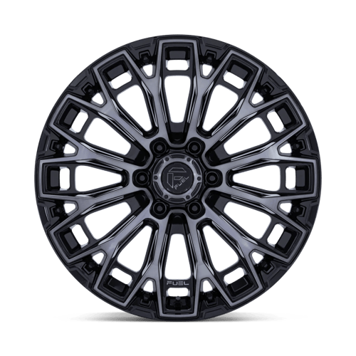 Fuel TRAX Gloss Black Machined Face Dtcc 6x139.7 Wheels - product view 3