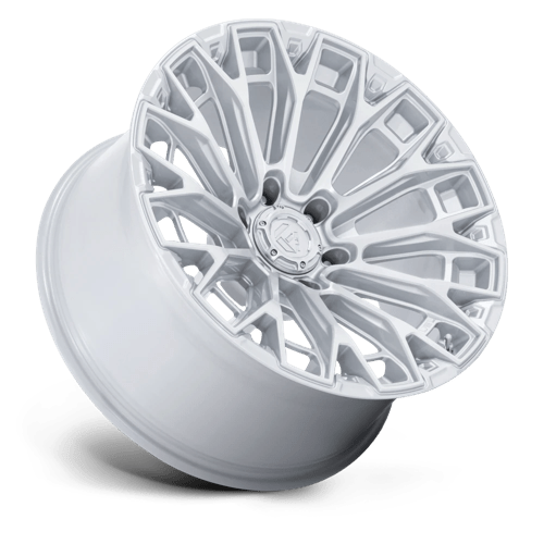 Fuel TRAX Gloss Silver W/ Machined Face 6x139.7 Wheels - product view 2