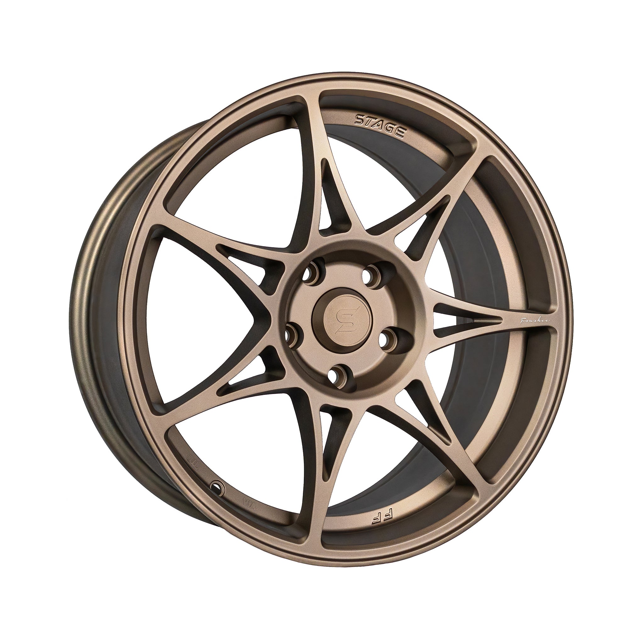 Stage Wheels Foushee 18x8.5 +35mm 5x100 CB: 73.1 Color: Matte Bronze
