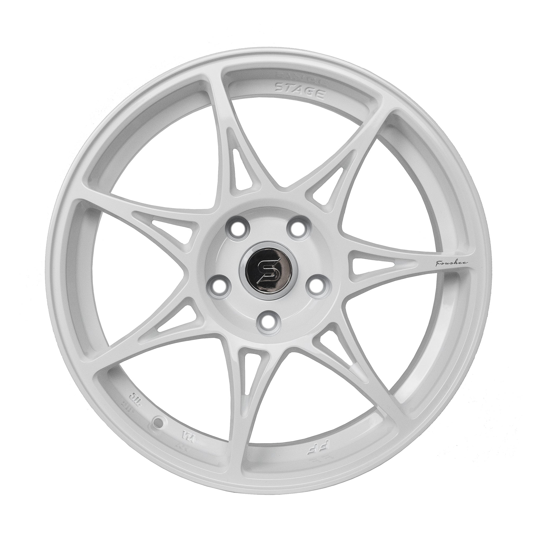 Stage Wheels Foushee 18x9.5 +38mm 5x120 CB: 74.1 Color: White