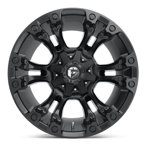 Fuel VAPOR Matte Black 6x139.7 Wheels - product view 3