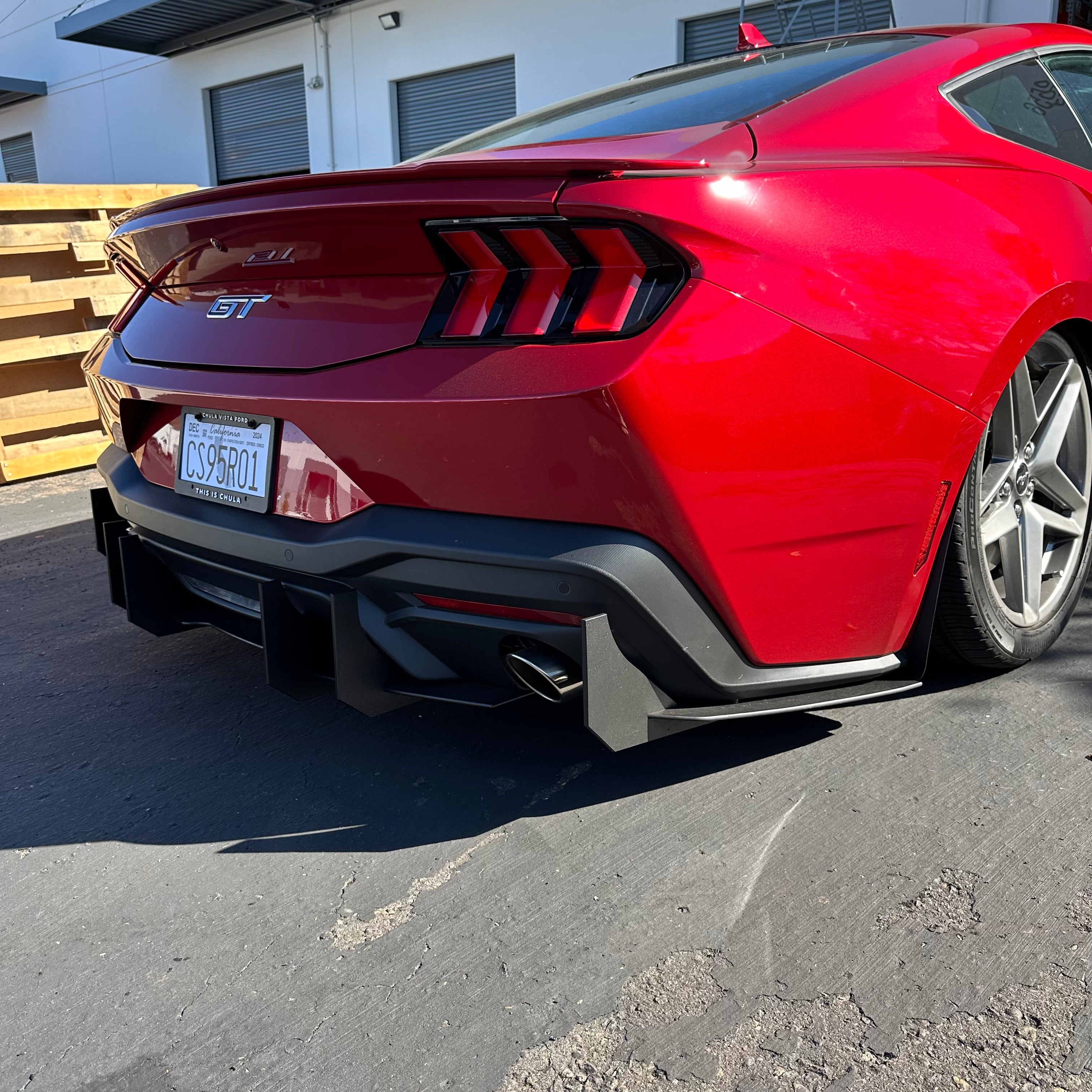 ZL1 Addons Mustang 18-23 EcoBoost Stealth Diffuser