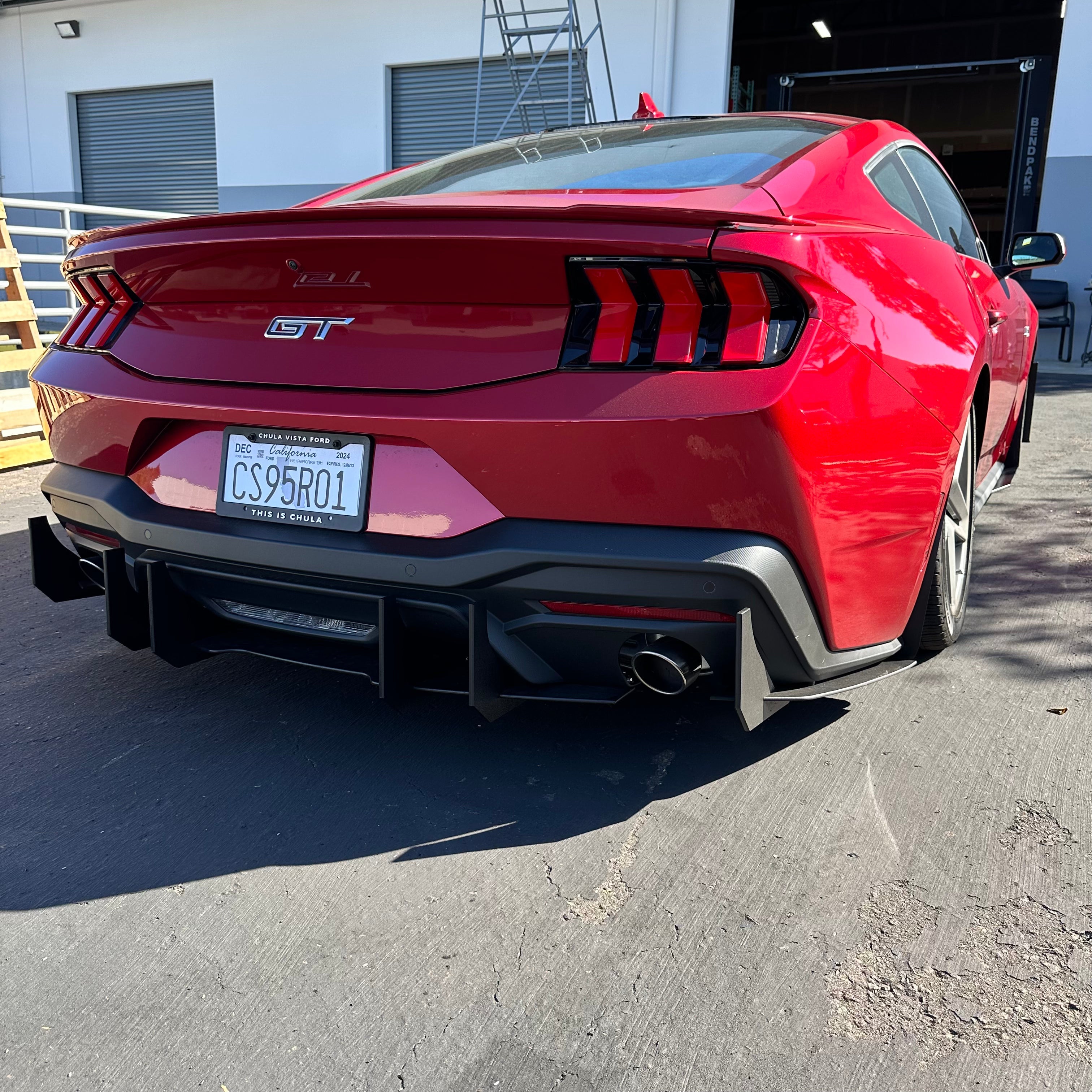 ZL1 Addons Mustang 2024 GT/ECO Stealth Diffuser