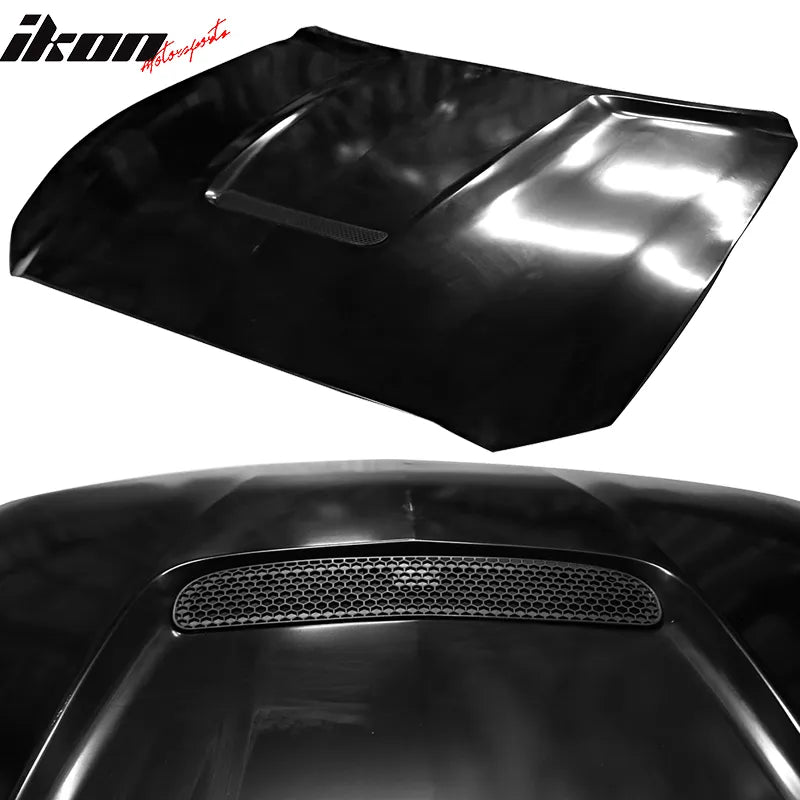 2015-2017 Ford Mustang 2Dr GT350 Style Unpainted Aluminum Front Hood