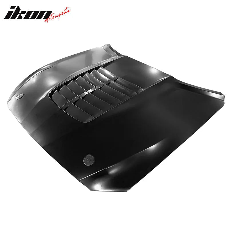 2015-2017 Ford Mustang GT500 Style Black Front Hood Cover Aluminum