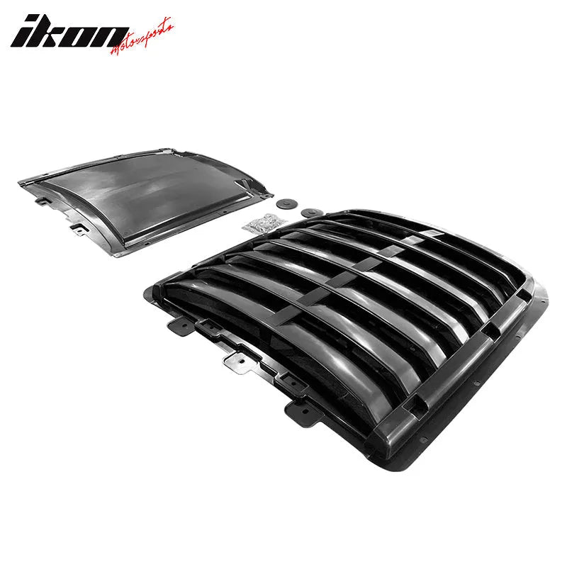 2015-2017 Ford Mustang GT500 Style Black Front Hood Cover Aluminum