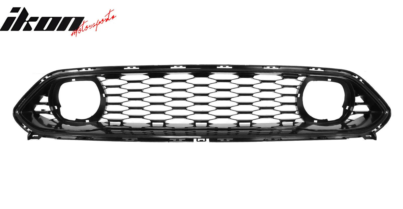 2021-2023 Ford Mustang Mach 1 Black Front Upper Grille W/ LED Lamp ABS