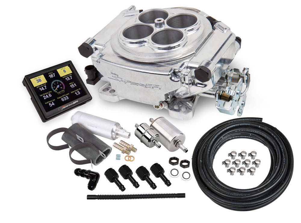 Holley EFI Sniper EFI Master Kit Shiny Finish
