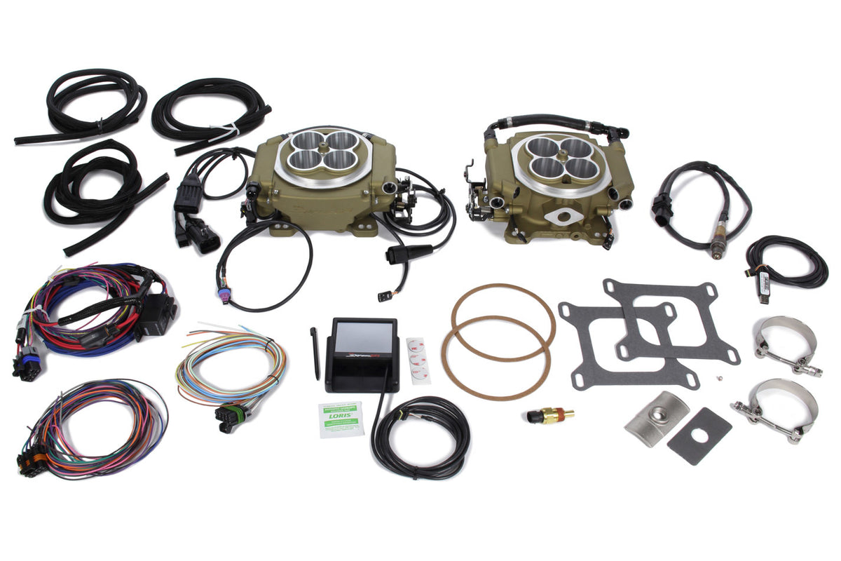 Holley EFI Super Sniper 4150 2x4 EFI Kit - Gold