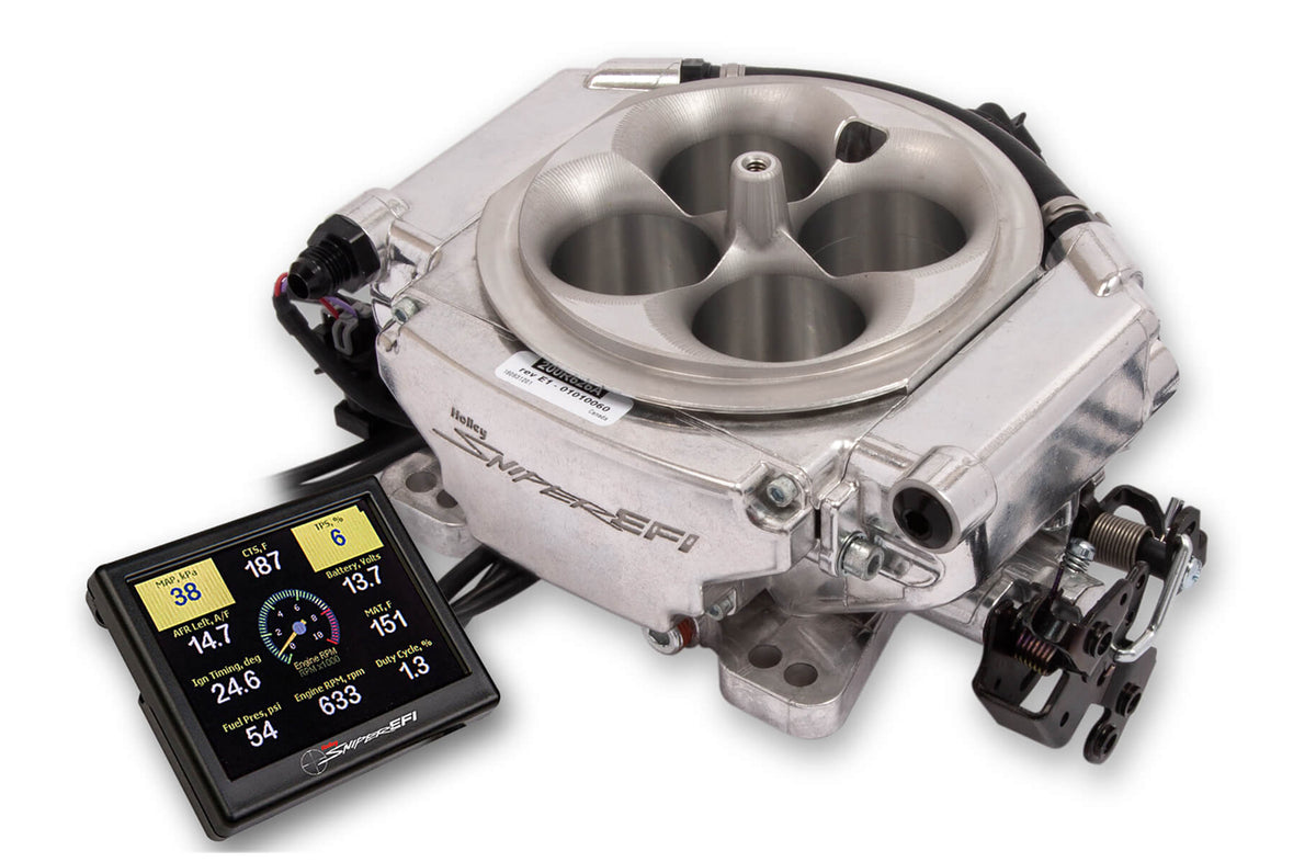 Holley EFI Sniper EFI Xflow System 900 CFM Shiny Finish