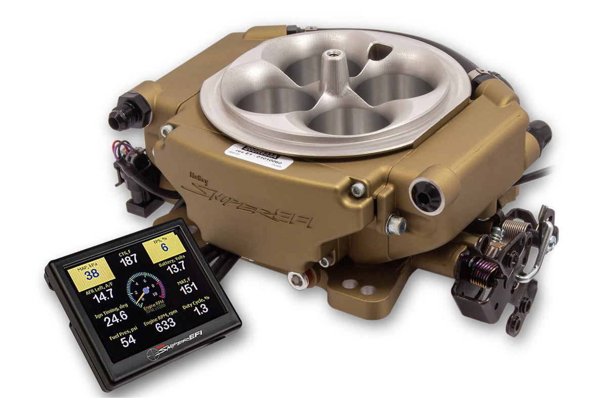 Holley EFI Sniper EFI Xflow System 900 CFM Gold Finish