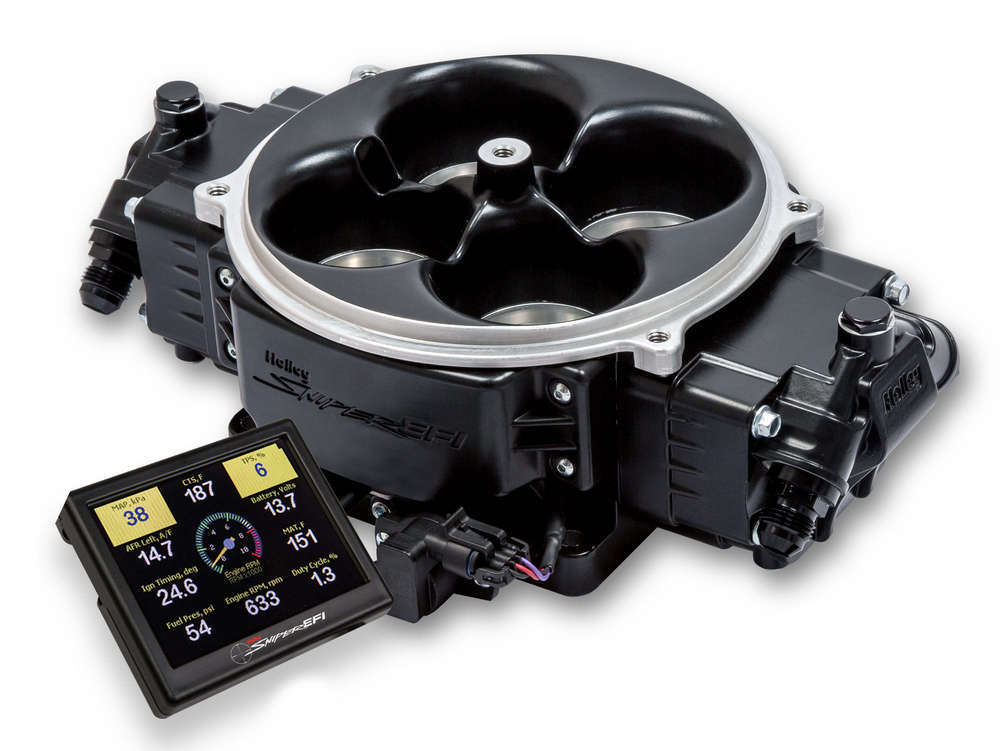 Holley EFI Sniper 4500 EFI Stealth System Black Finish