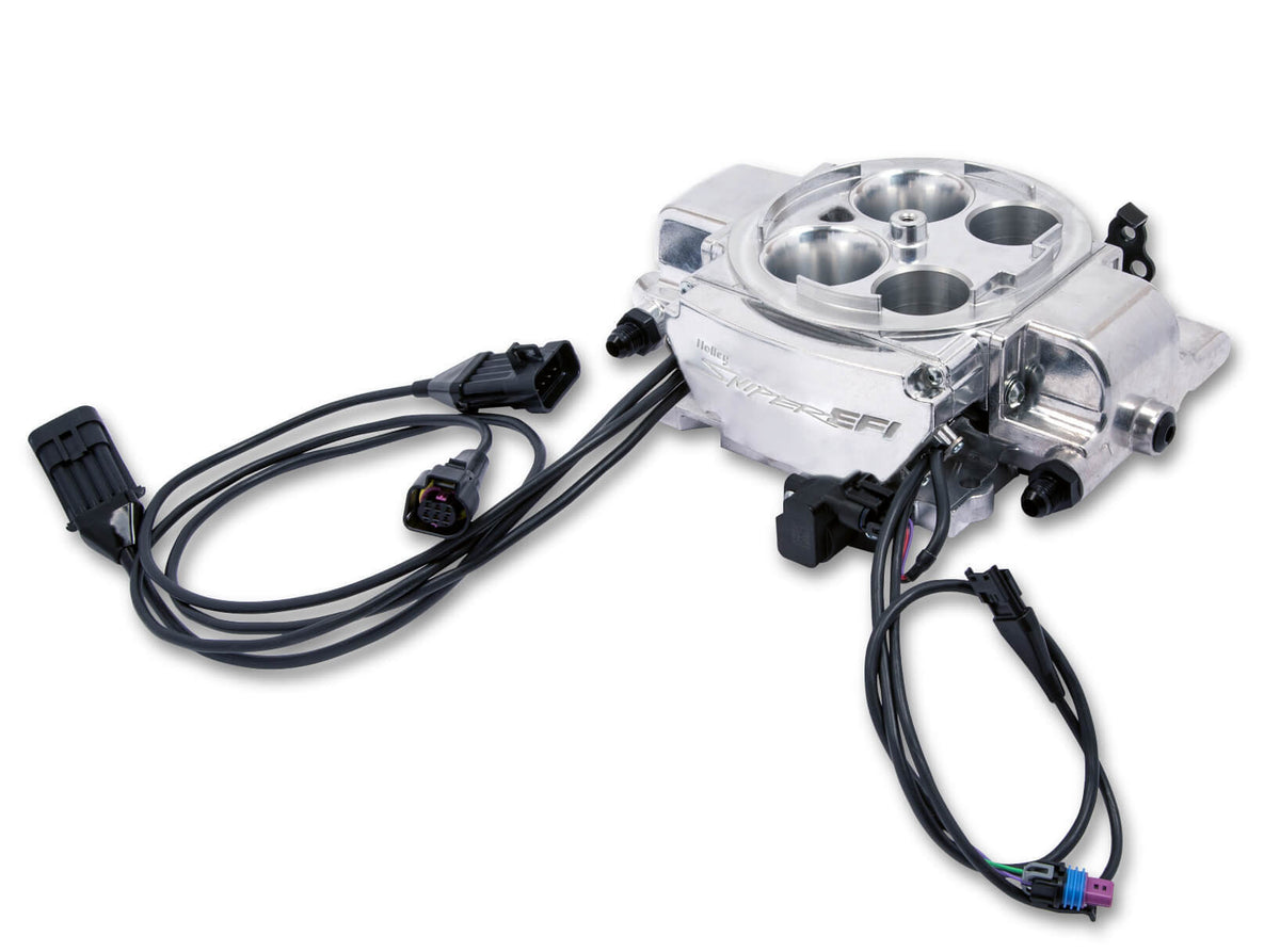 Holley EFI Sniper EFI Quadrajet Kit Shiny Finish