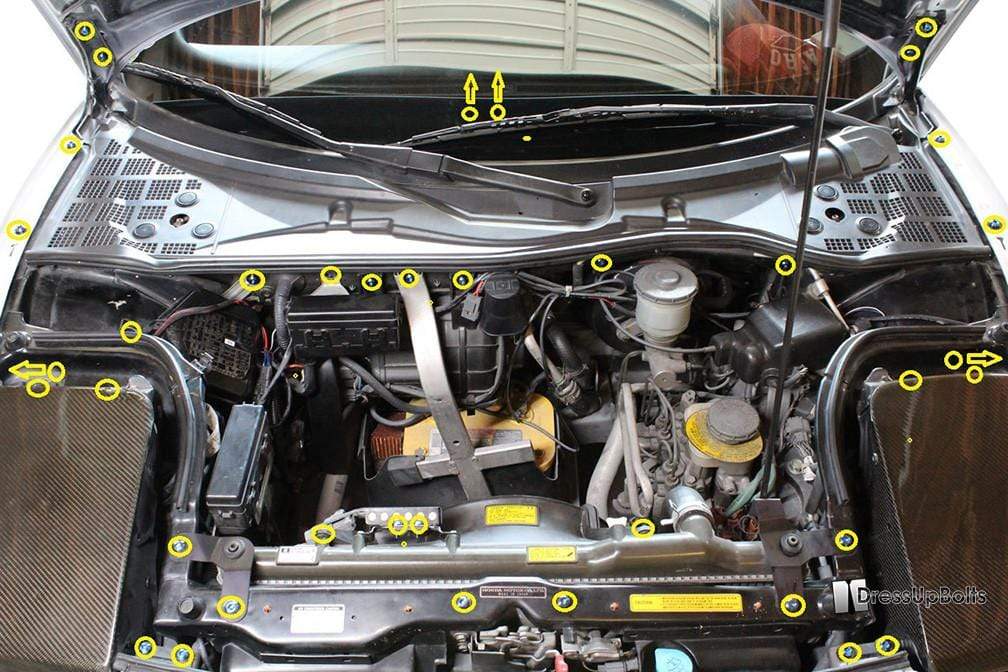 Honda NSX (1990-2005) Titanium Front Bay Kit