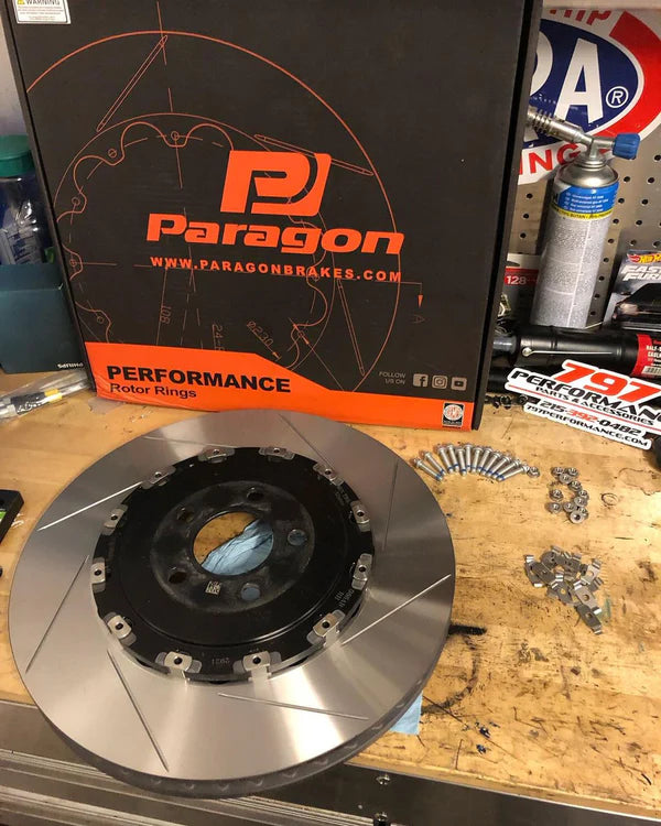 Paragon 15.7" Replacement Rotors for 21+ Dodge Charger / Challenger SRT Hellcat - Front Pair