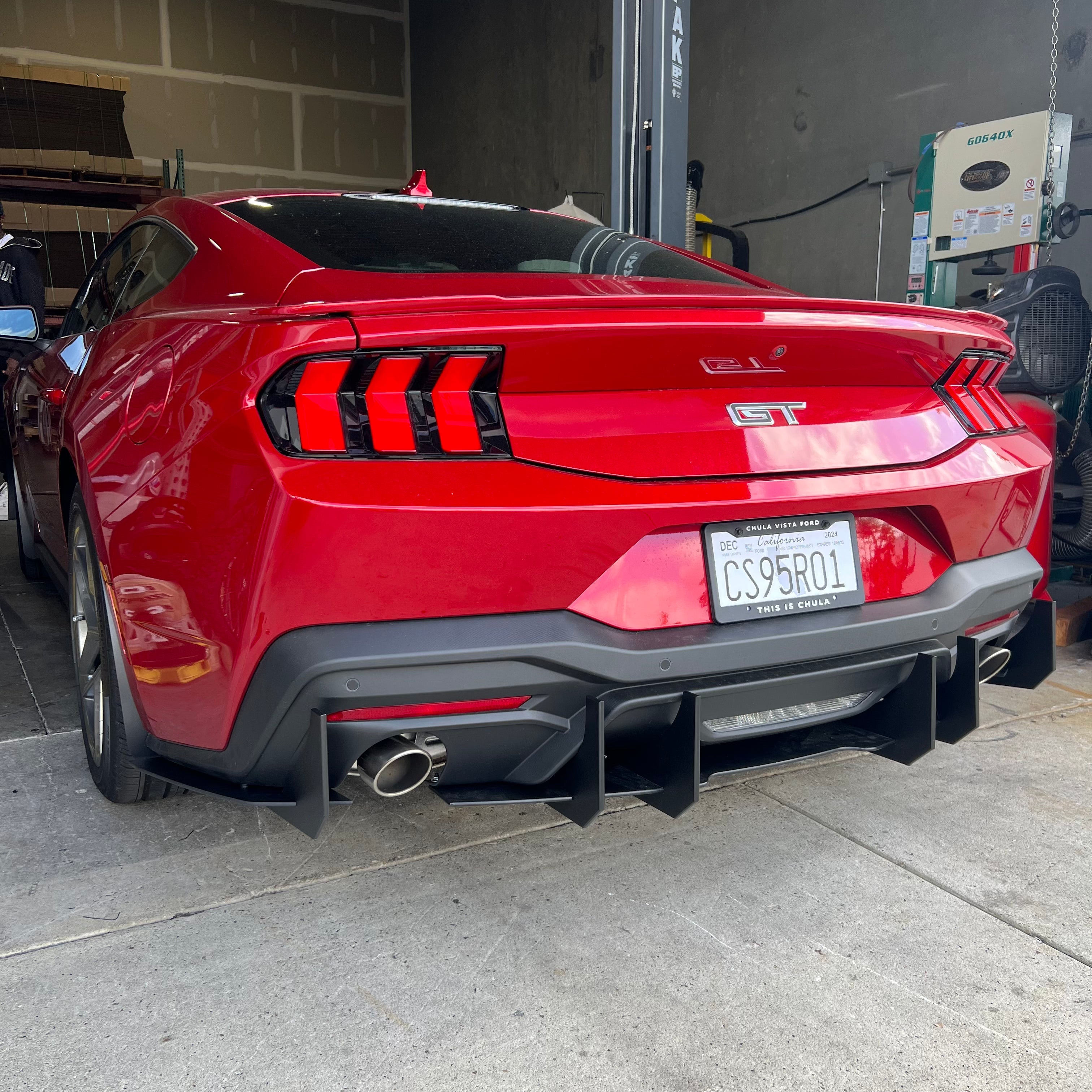 ZL1 Addons Mustang 18-23 EcoBoost Stealth Diffuser