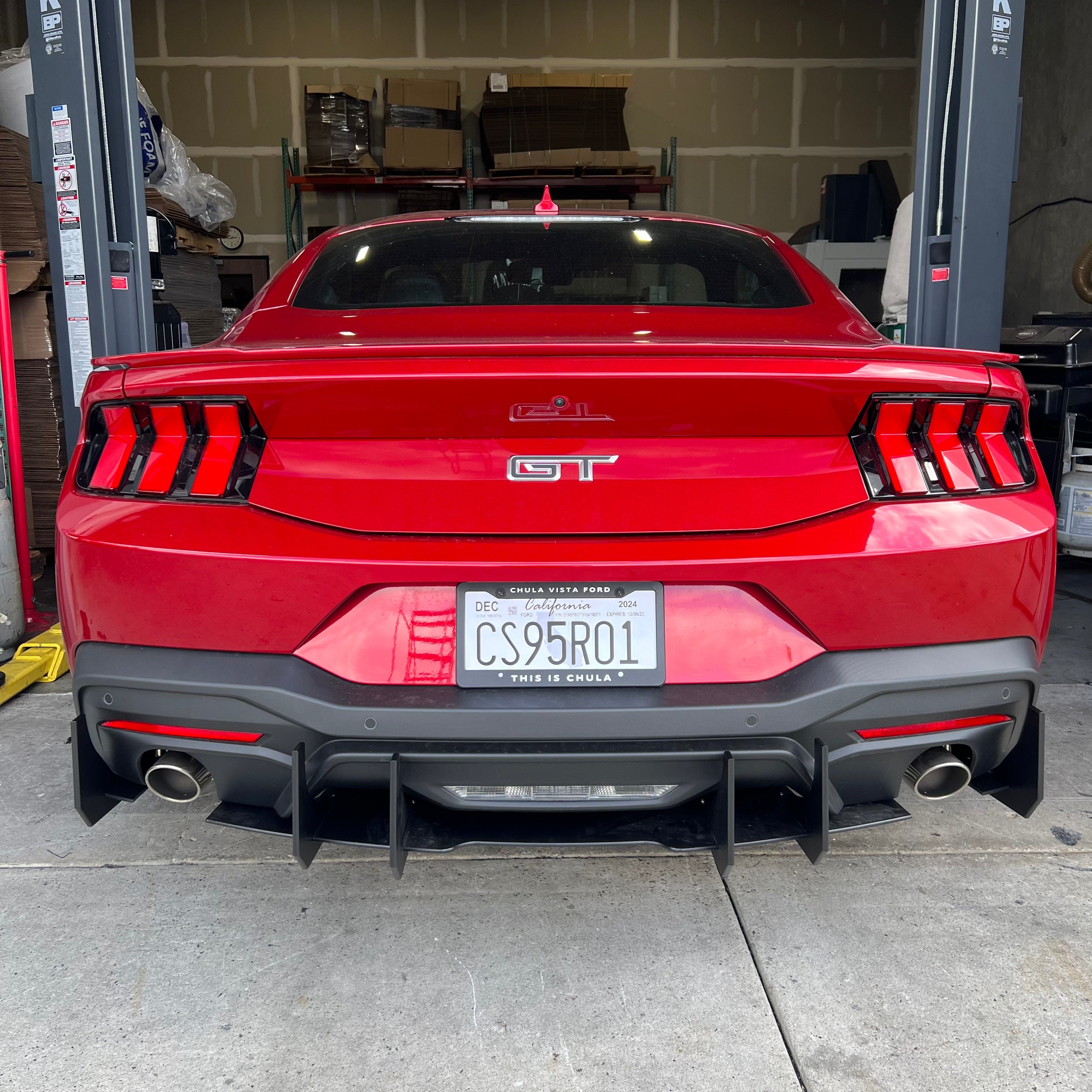 ZL1 Addons Mustang 18-23 EcoBoost Stealth Diffuser