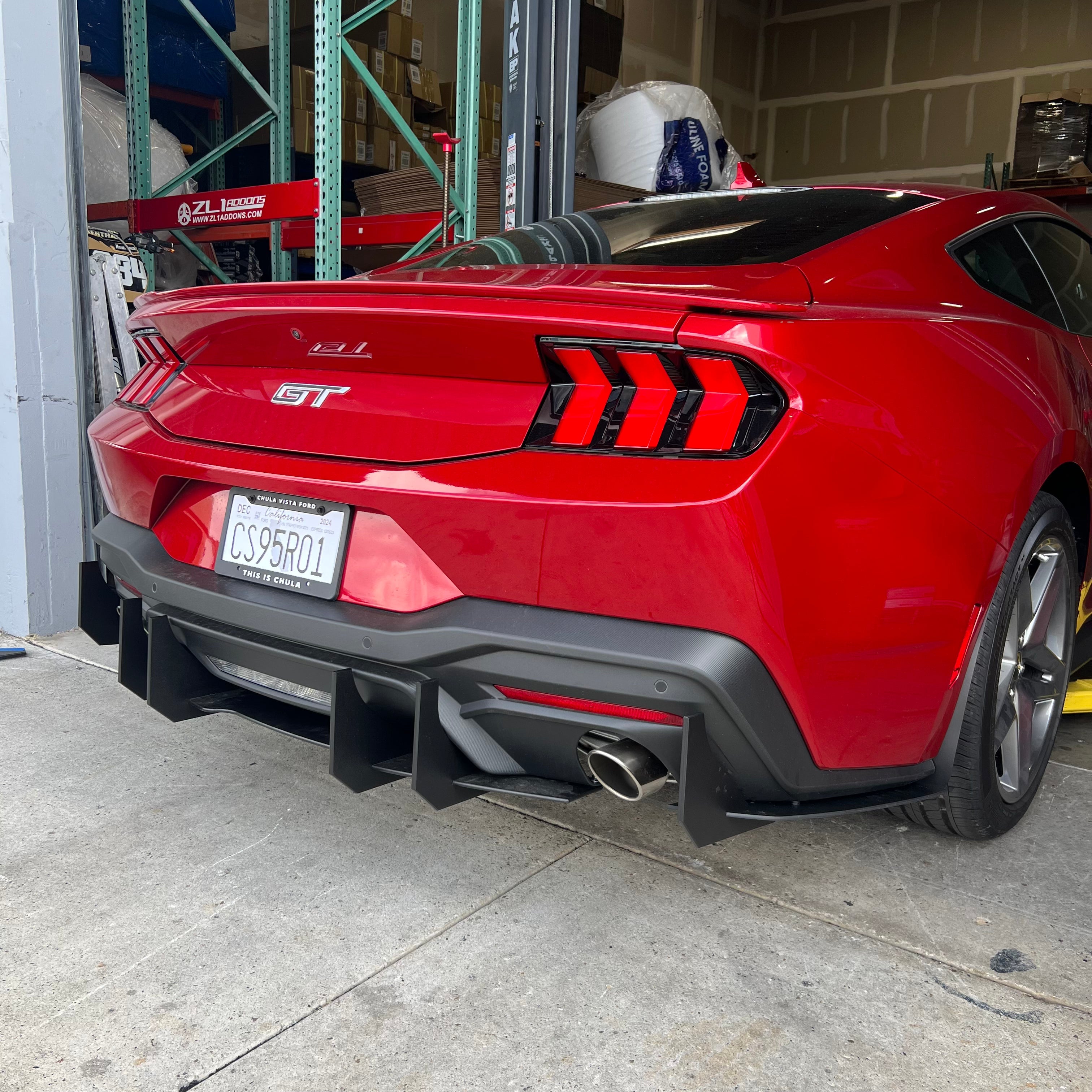 ZL1 Addons Mustang 18-23 EcoBoost Stealth Diffuser