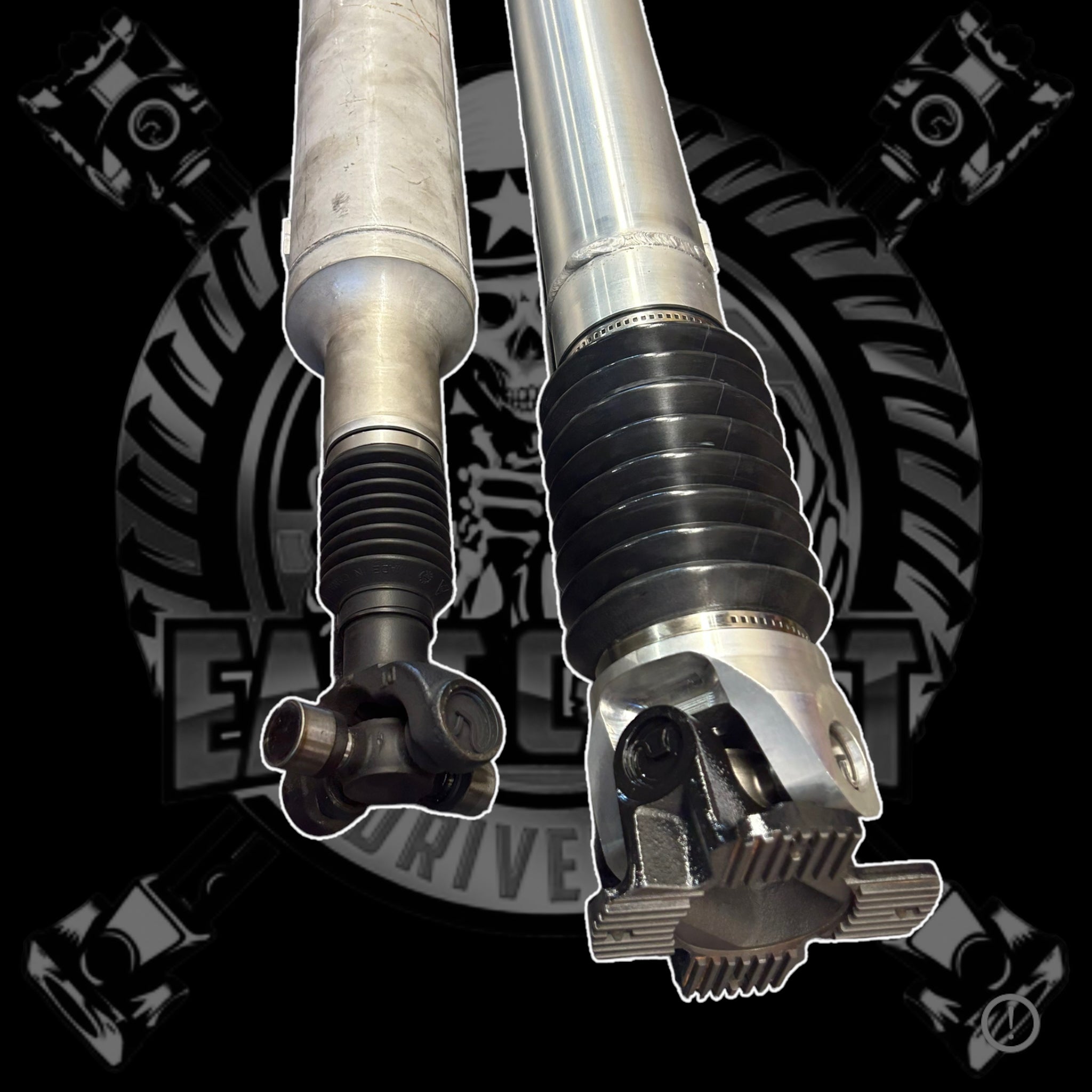 2025 Dodge Ram 1500 3.0L L6 Hurricane- HD 4” or 5” Carbon Fiber or Aluminum Driveshaft. Mopar 53011135AF, 53011135AB, 53011135AC, 53011135AD, 53011135AE- RHO, Big Horn, Laramie, Limited, Limited Longhorn, Lone Star, Rebel, Tradesman, Tungsten, Warlock
