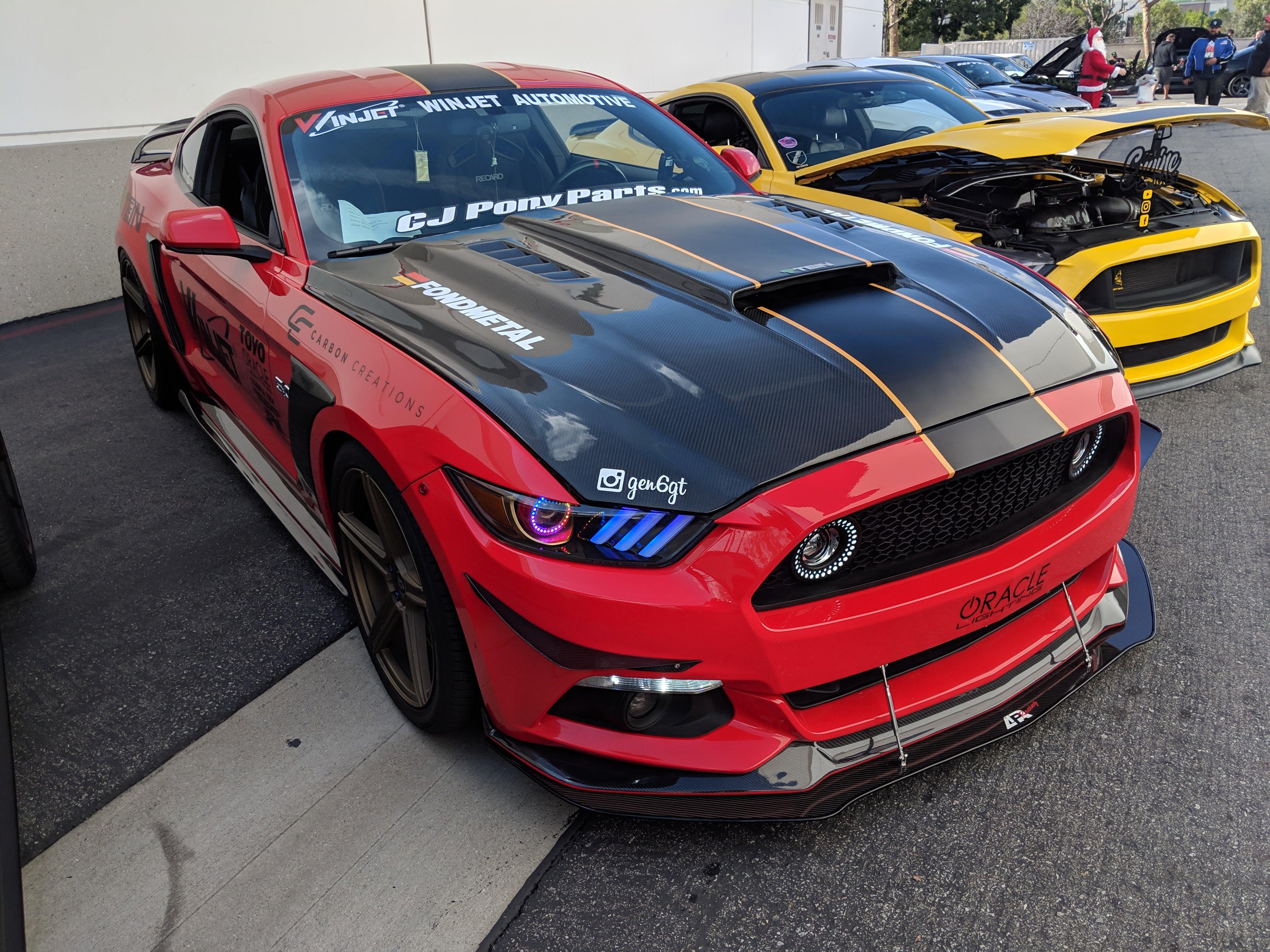 ORACLE Lighting 2015-2017 Ford Mustang V6/GT/Shelby Dynamic ColorSHIFT DRL Upgrade w/Halo Kit