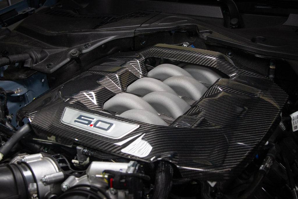 Carbon Fiber Ford Mustang S650 Engine Cover 2024 - Current