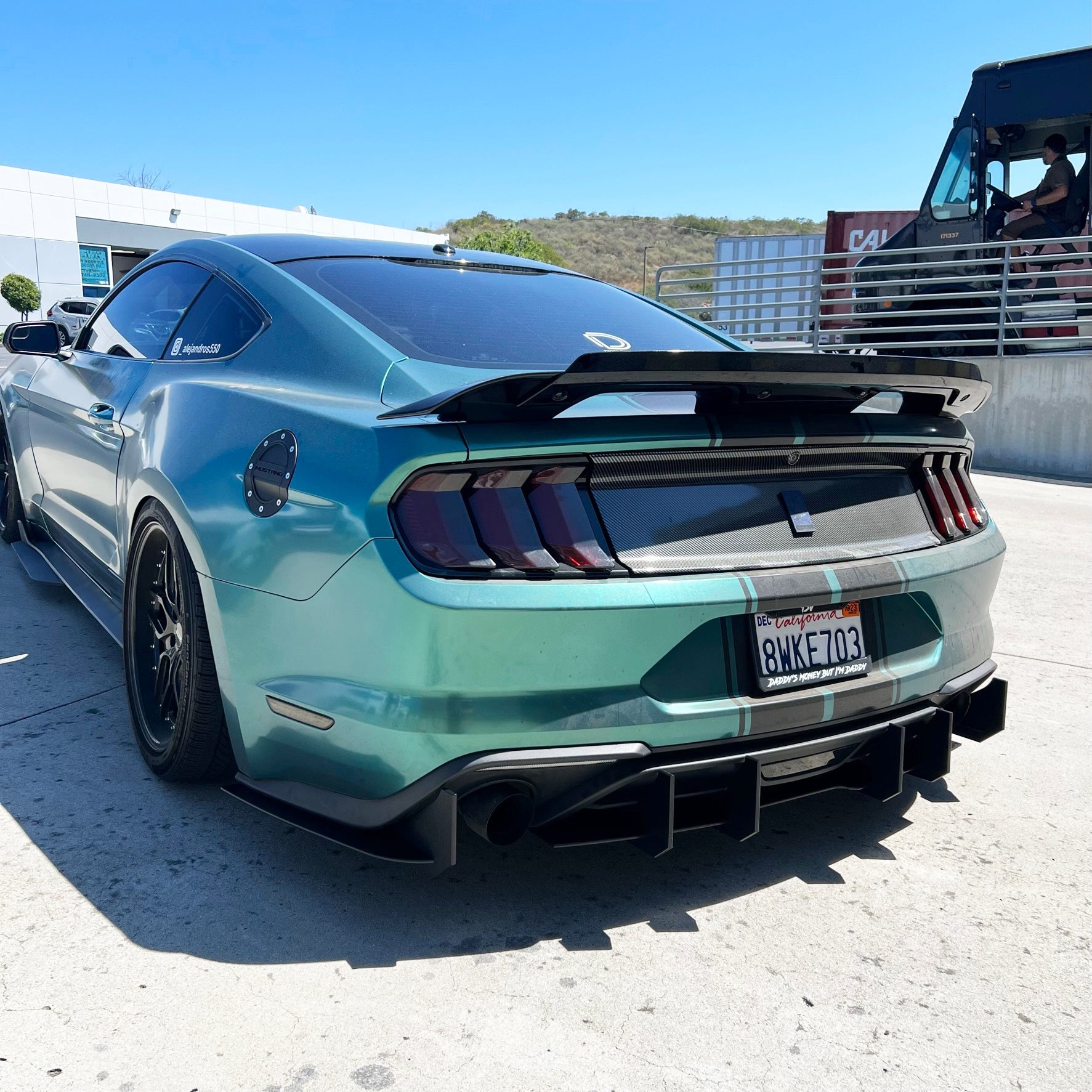 ZL1 Addons Mustang 18-23 EcoBoost Stealth Diffuser