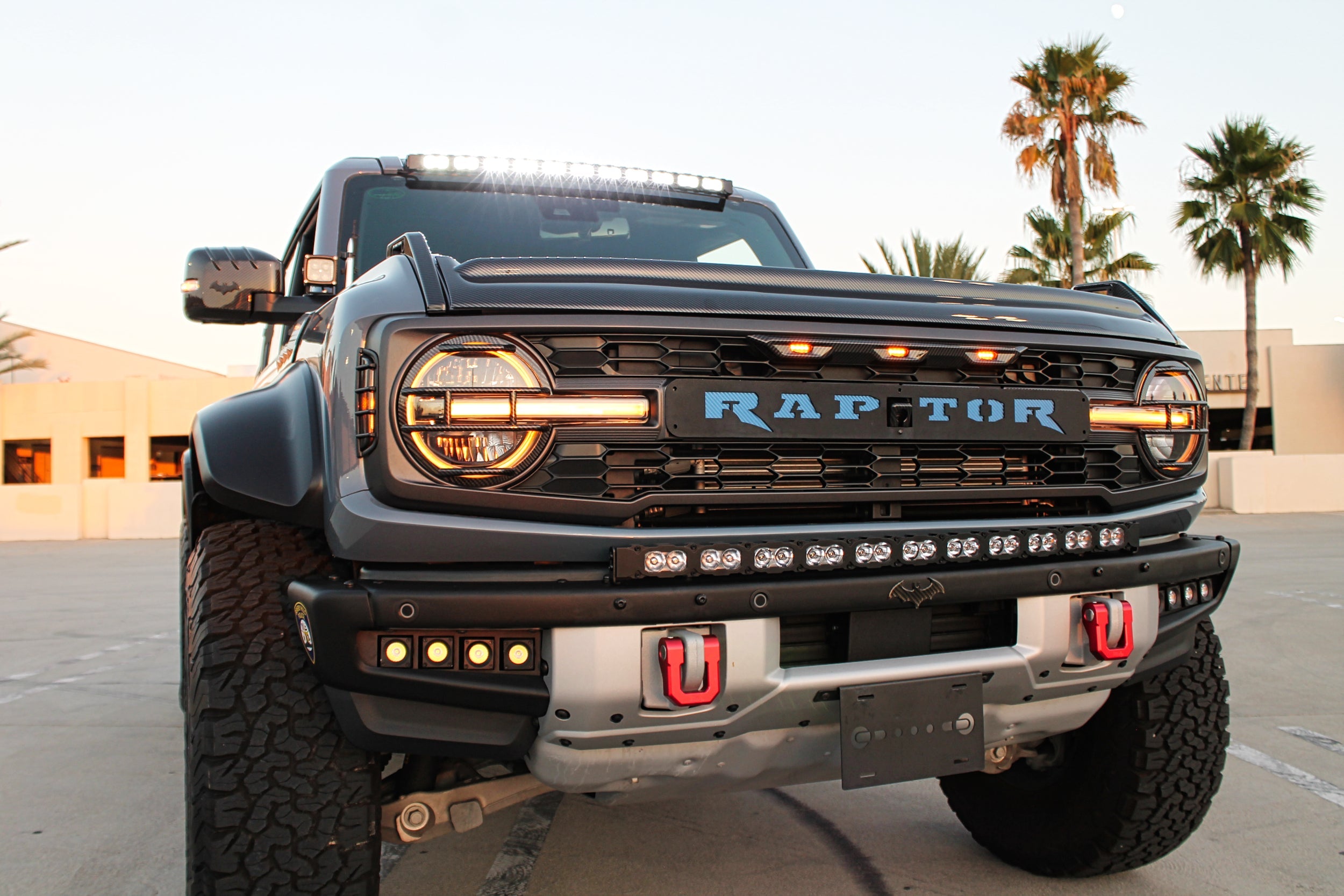 2021+ Ford Bronco Modular Bumper Curved 40in Light Bar - PRO