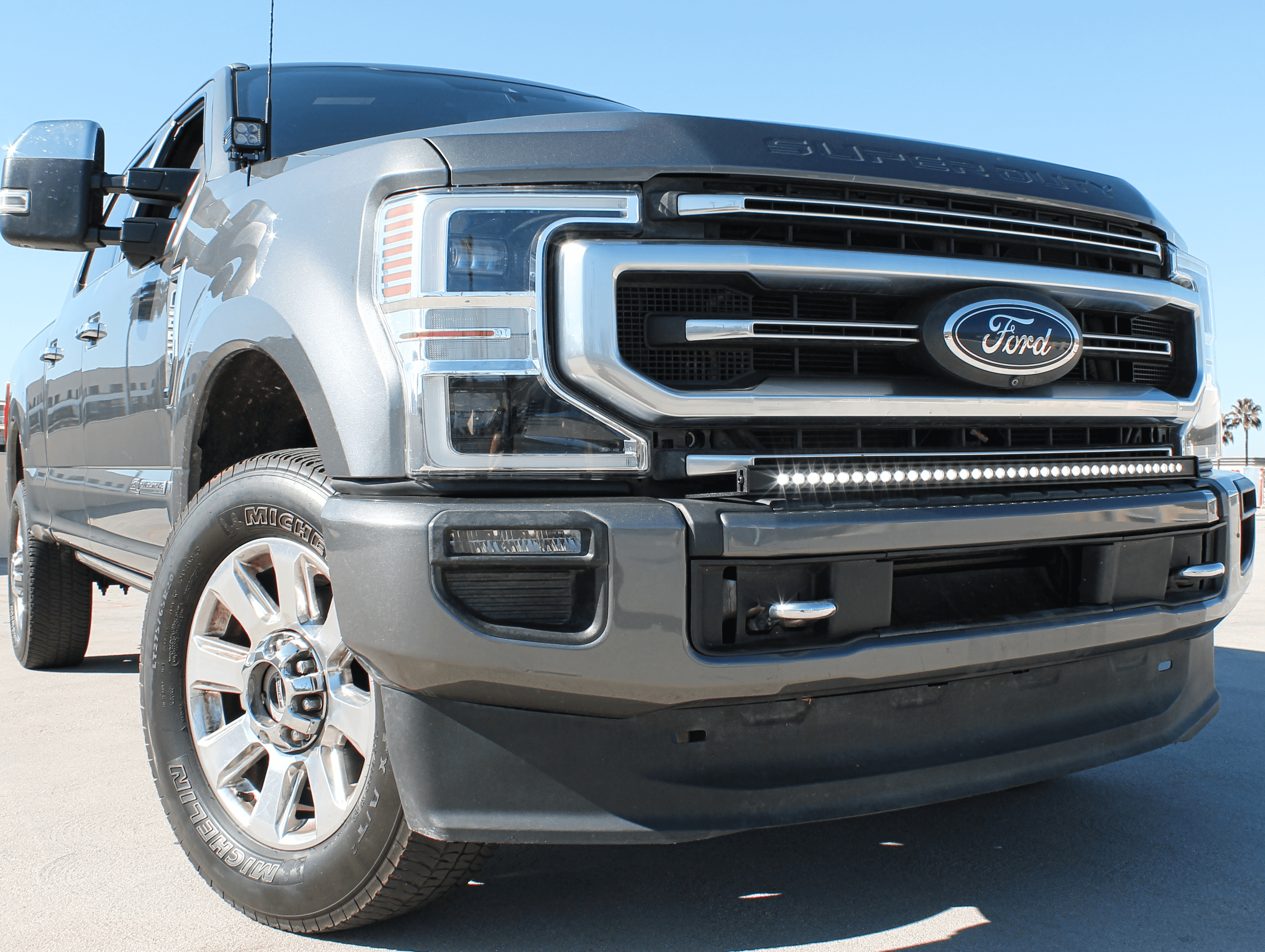 2020-2022 Ford Super Duty F250/F350/F450 40in Light Bar - Slim