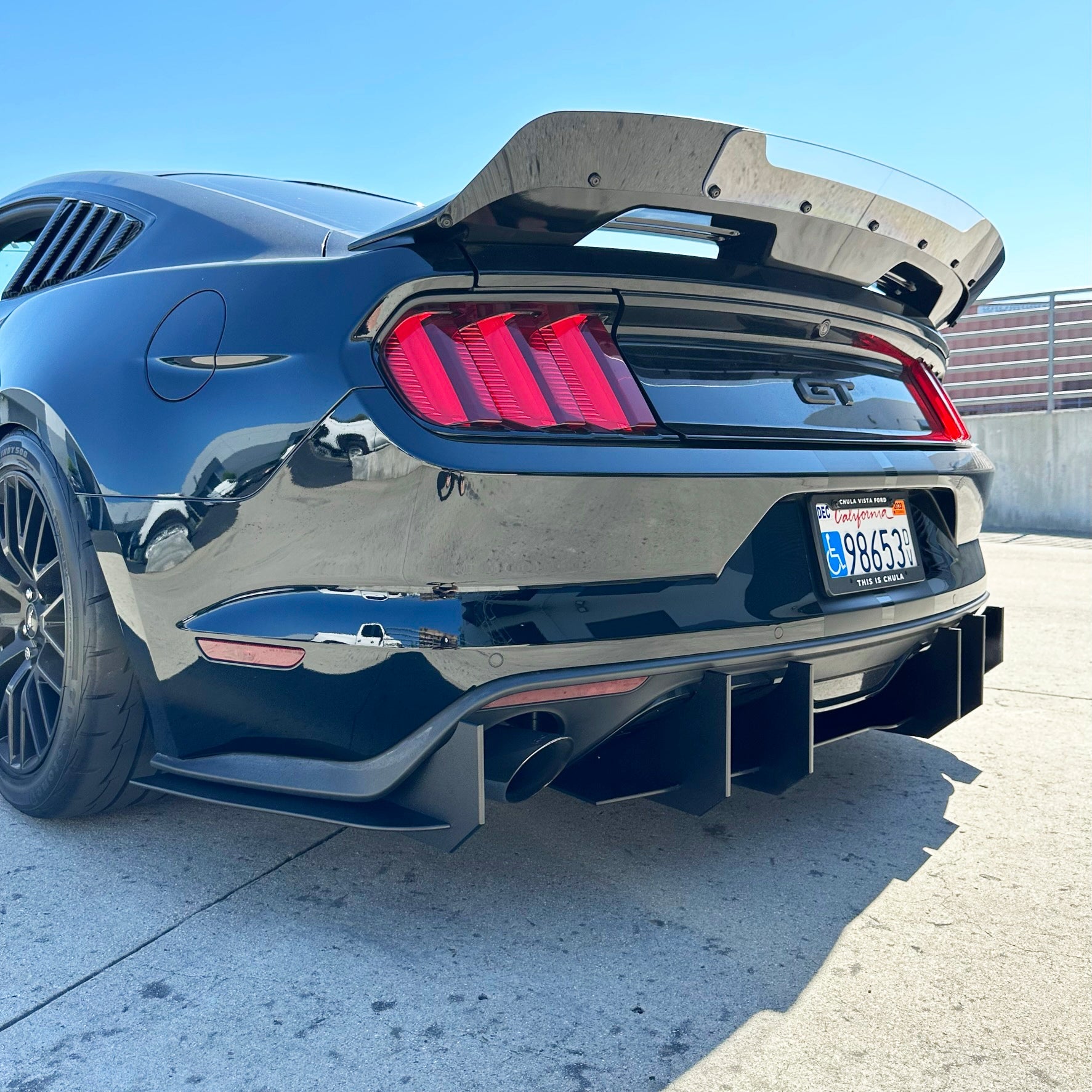 ZL1 Addons Mustang 18-23 EcoBoost Stealth Diffuser