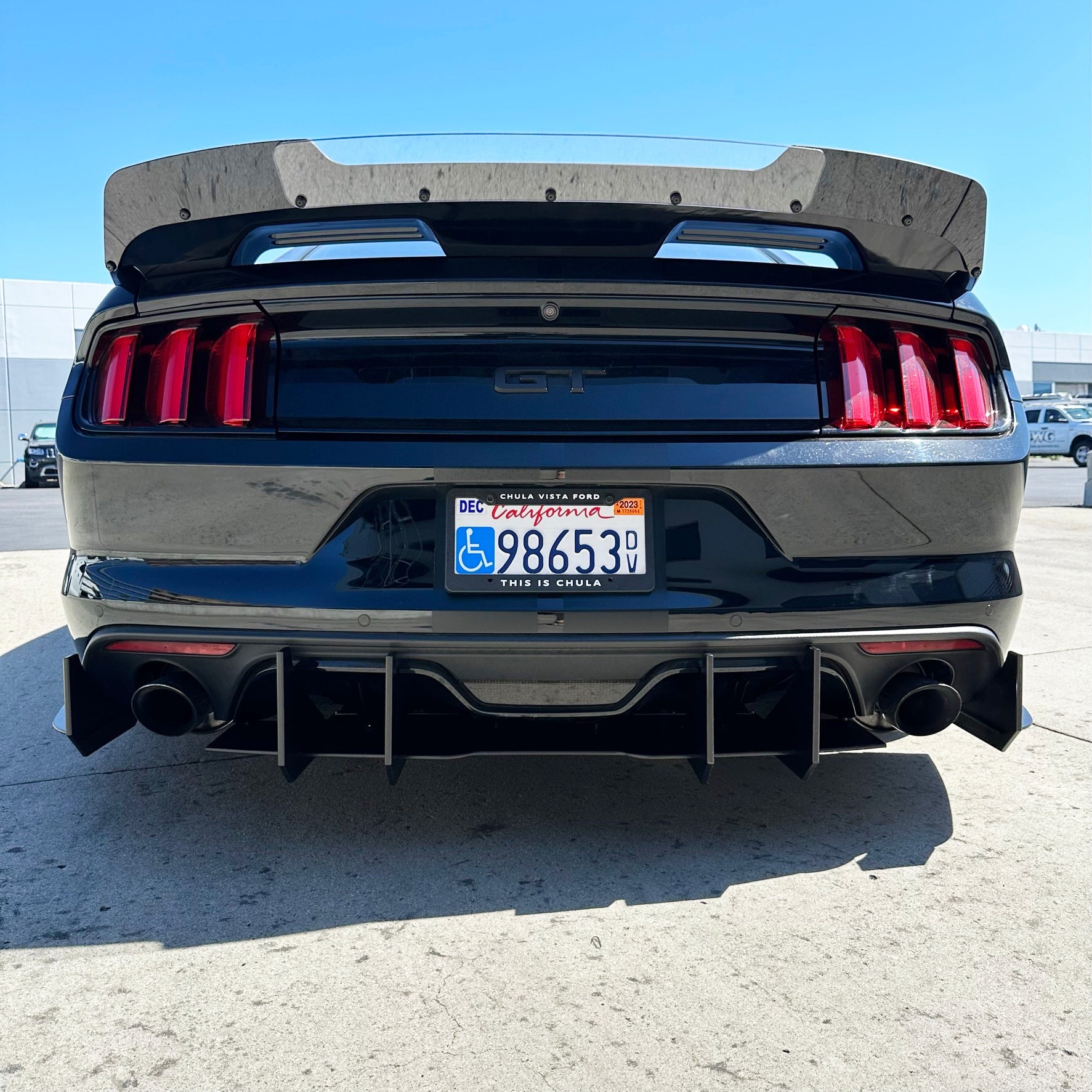 ZL1 Addons Mustang 18-23 EcoBoost Stealth Diffuser