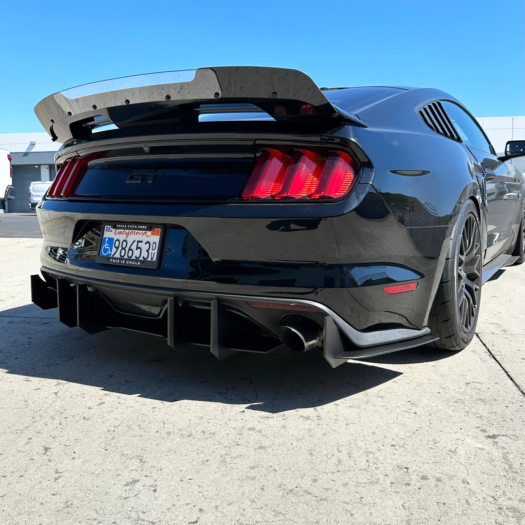 ZL1 Addons Mustang 18-23 EcoBoost Stealth Diffuser