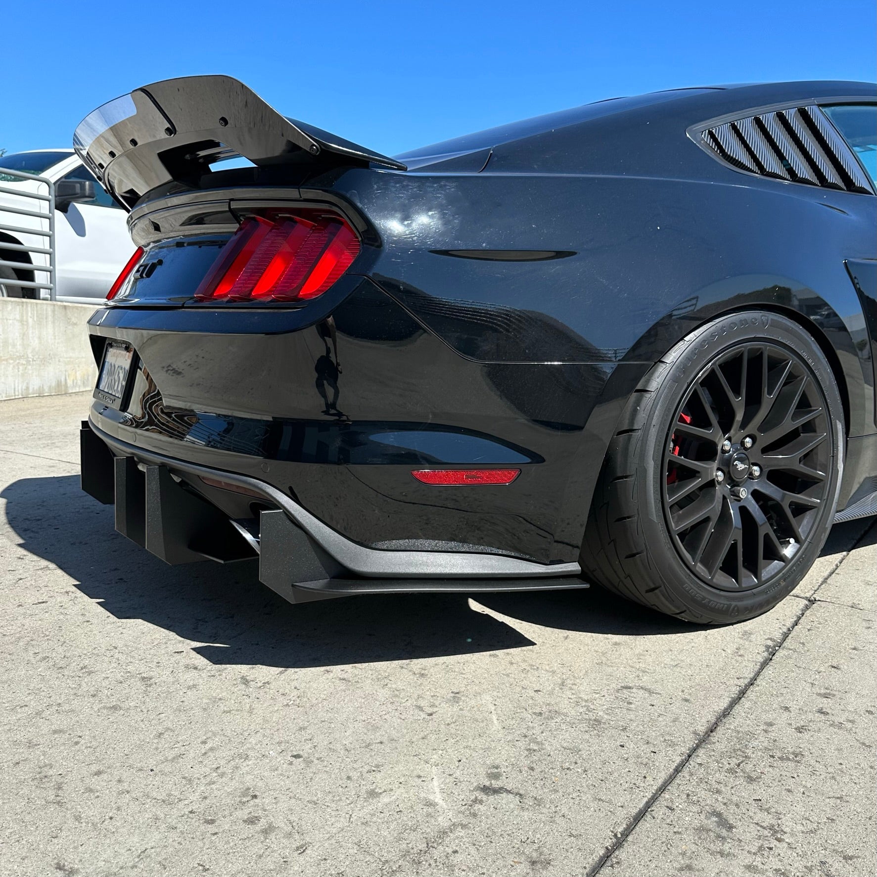 ZL1 Addons Mustang 18-23 EcoBoost Stealth Diffuser