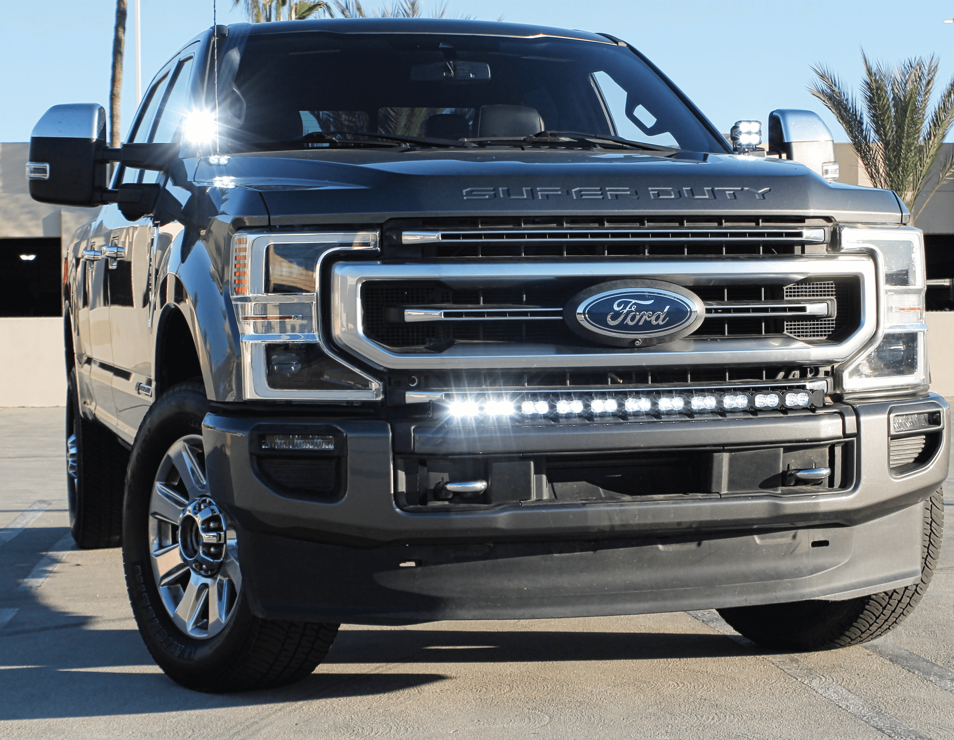 2020-2022 Ford Super Duty F250/350/450 Hood Mount/Ditch Lights - PRO