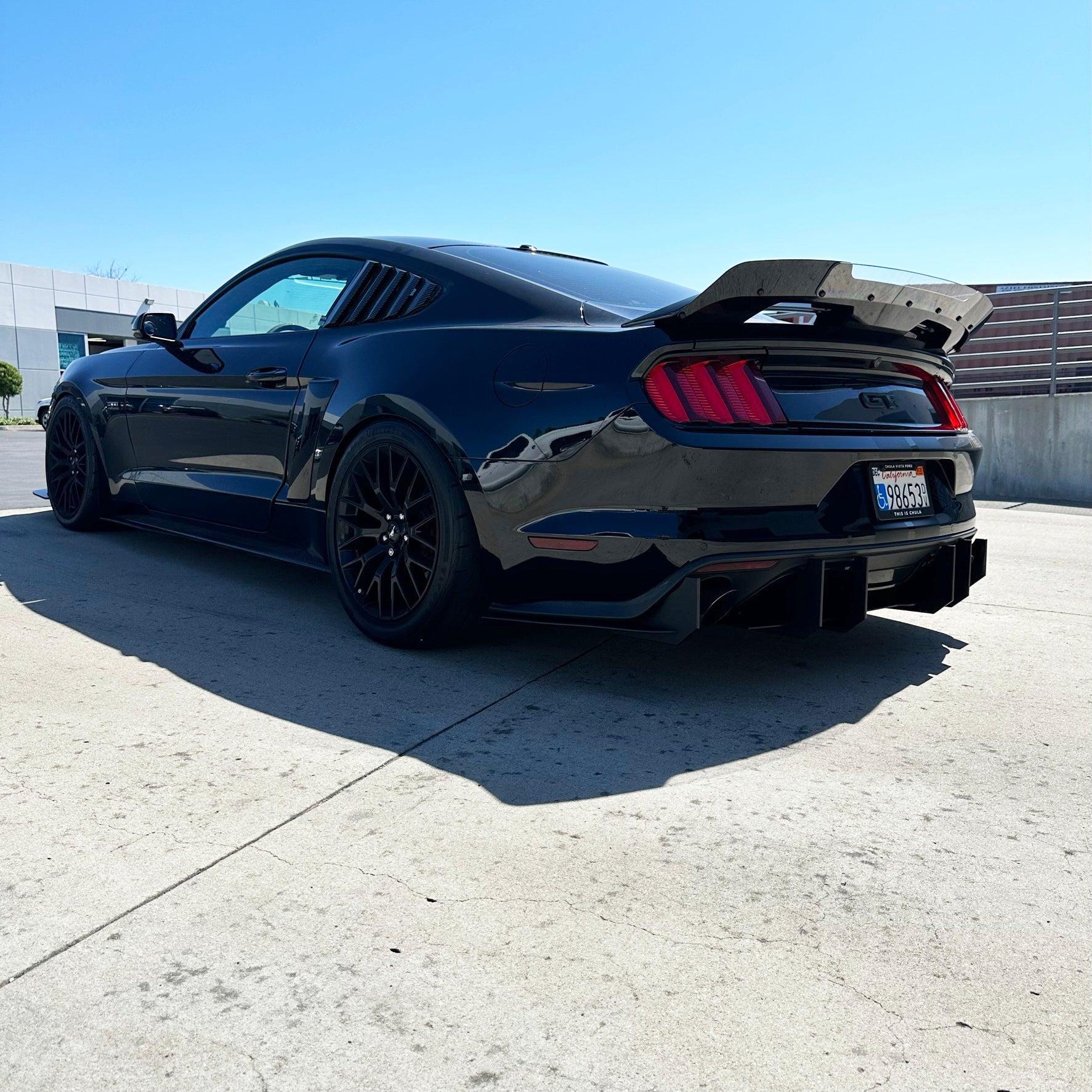 ZL1 Addons Mustang 18-23 EcoBoost Stealth Diffuser