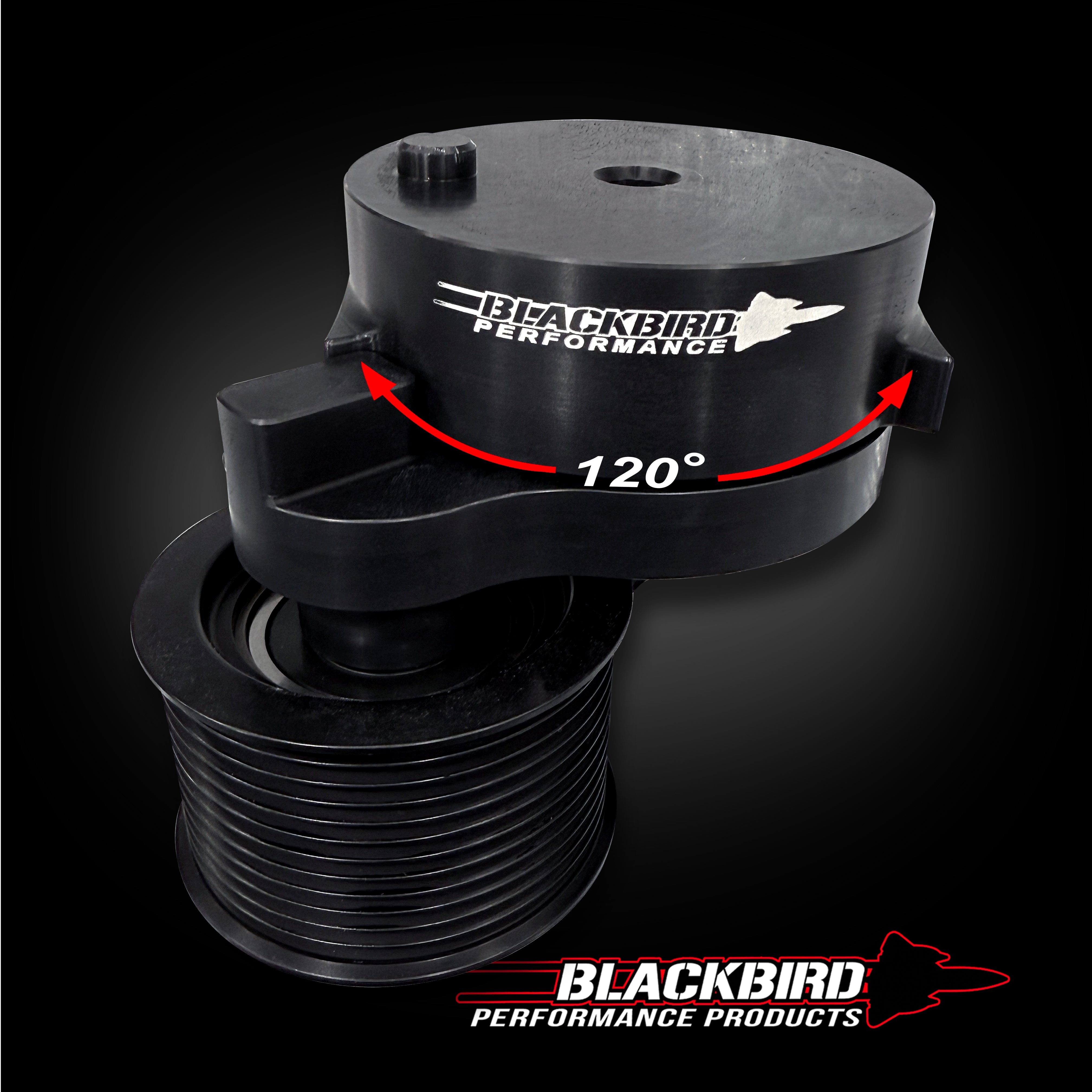 Blackbird Performance Hellcat Belt Tensioner and Bracket Set
