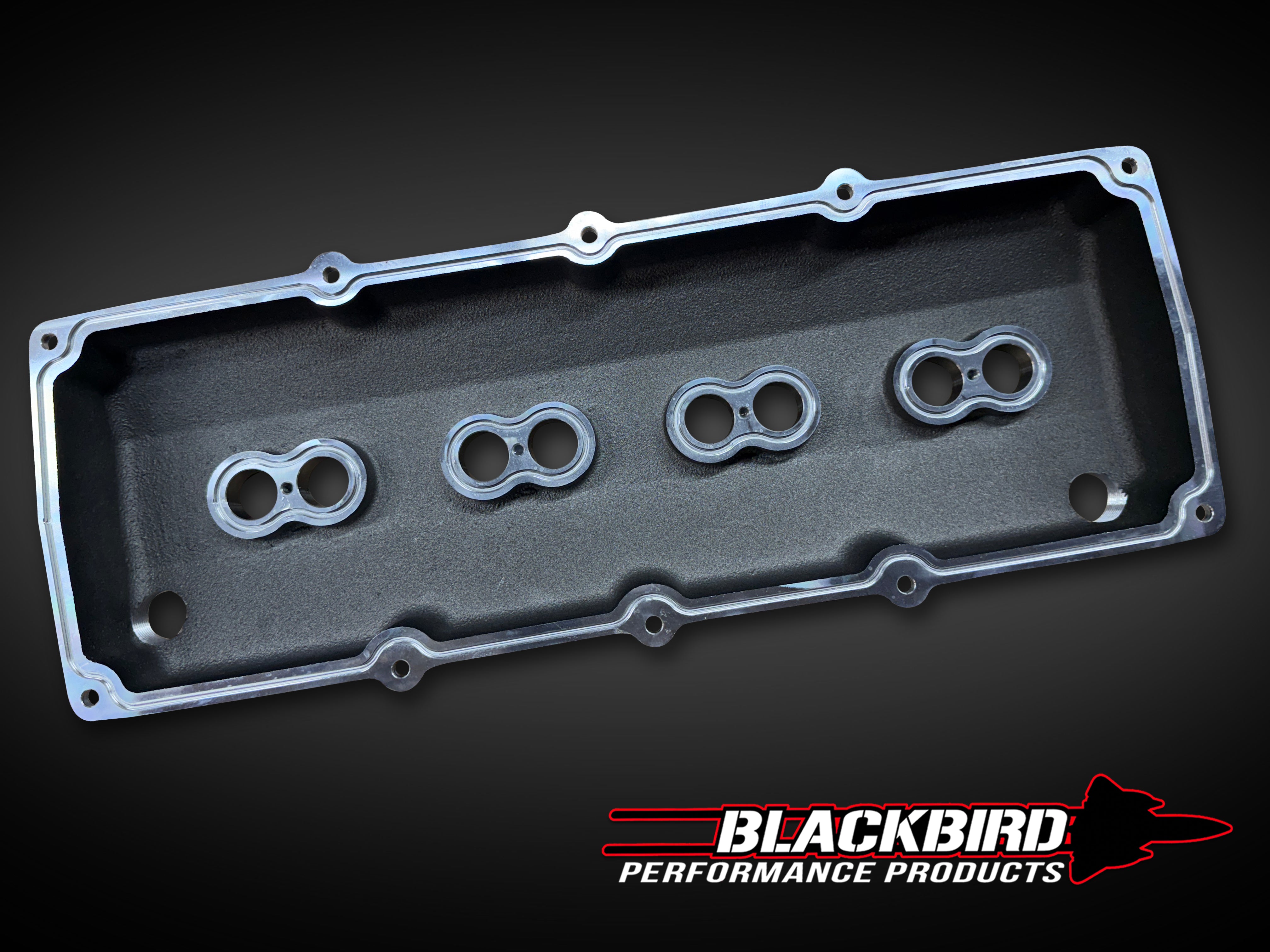 Blackbird Performance Hemi Logo Cast Valve Covers