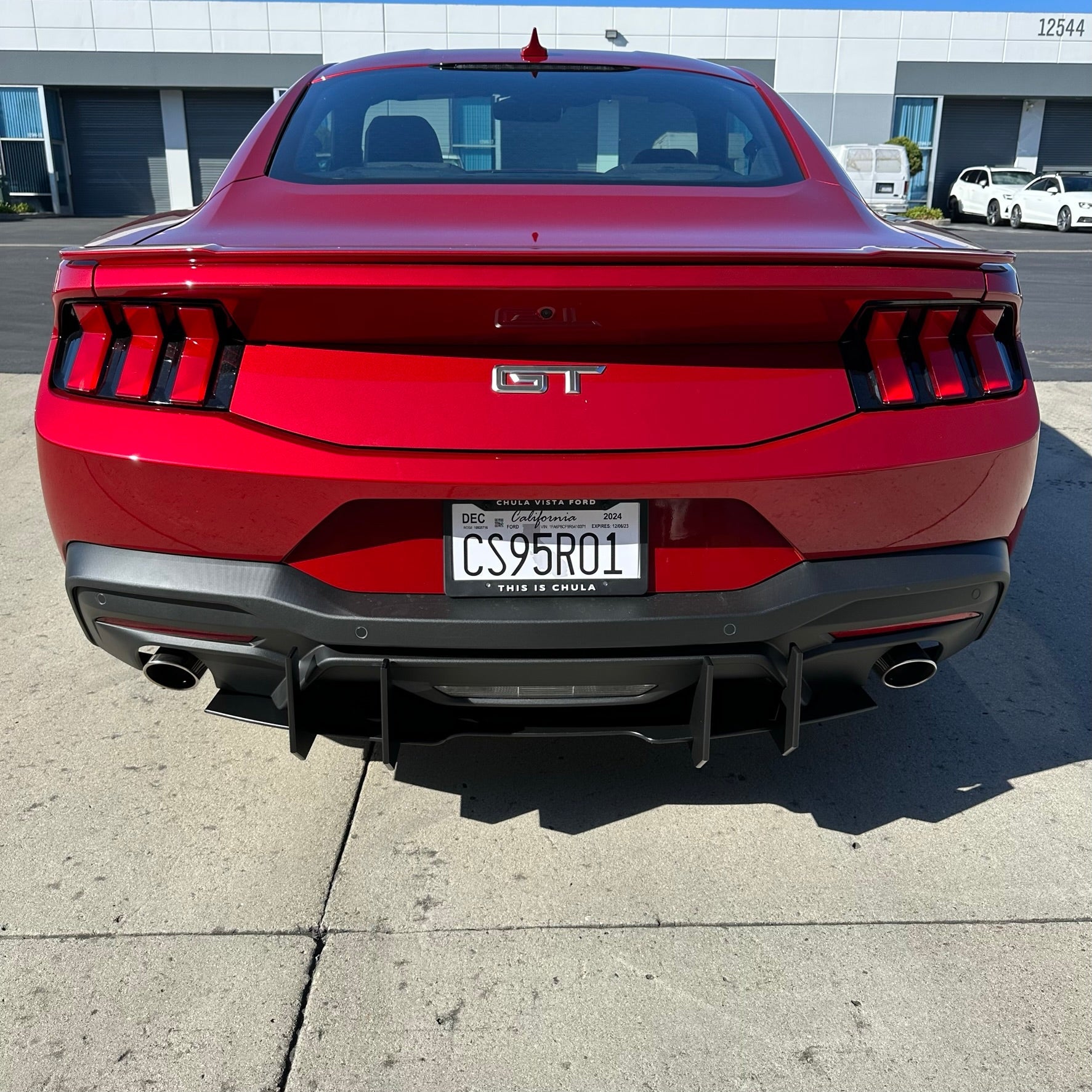 ZL1 Addons Mustang 2024 GT/ECO Stealth Diffuser