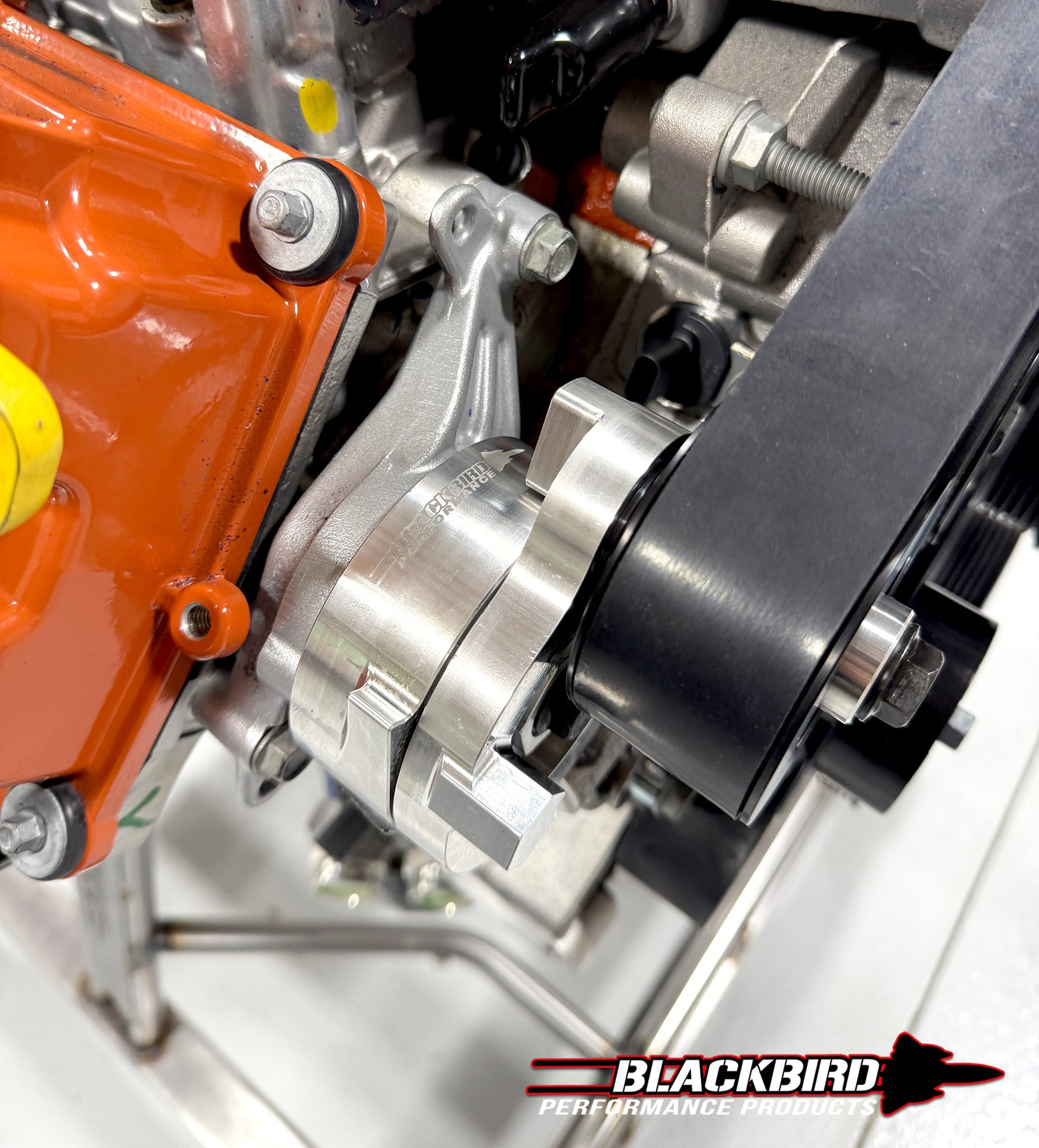 Blackbird Performance Hellcat Belt Tensioner and Bracket Set