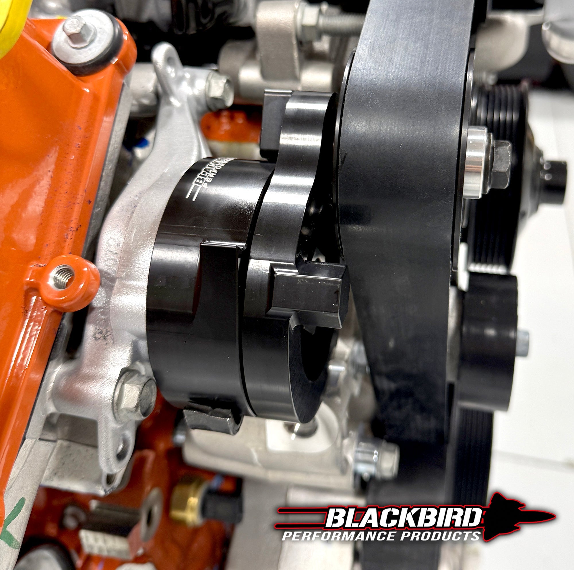 Blackbird Performance Hellcat Belt Tensioner and Bracket Set