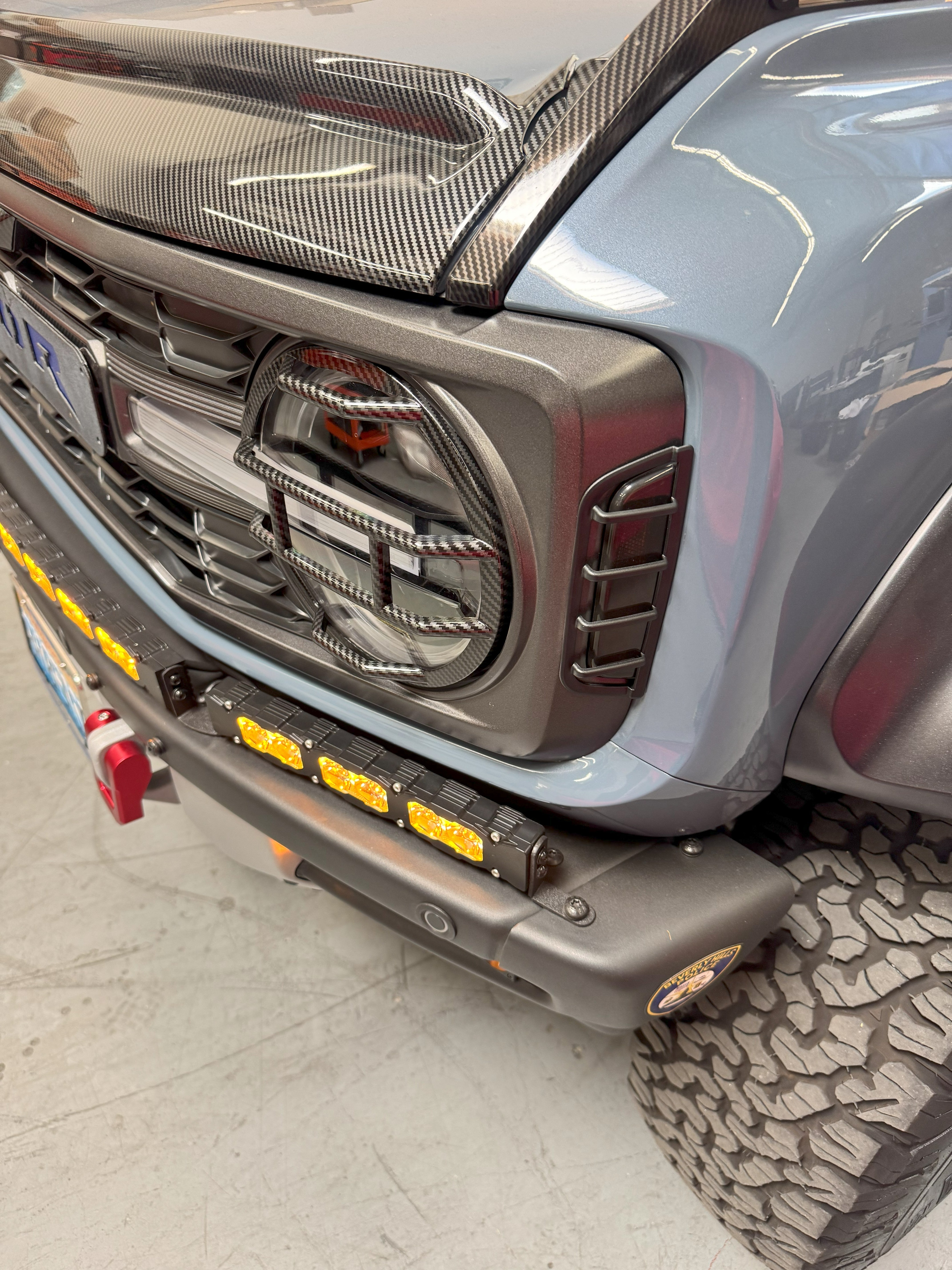 2021+ Ford Bronco Raptor Side Light Bars Extension