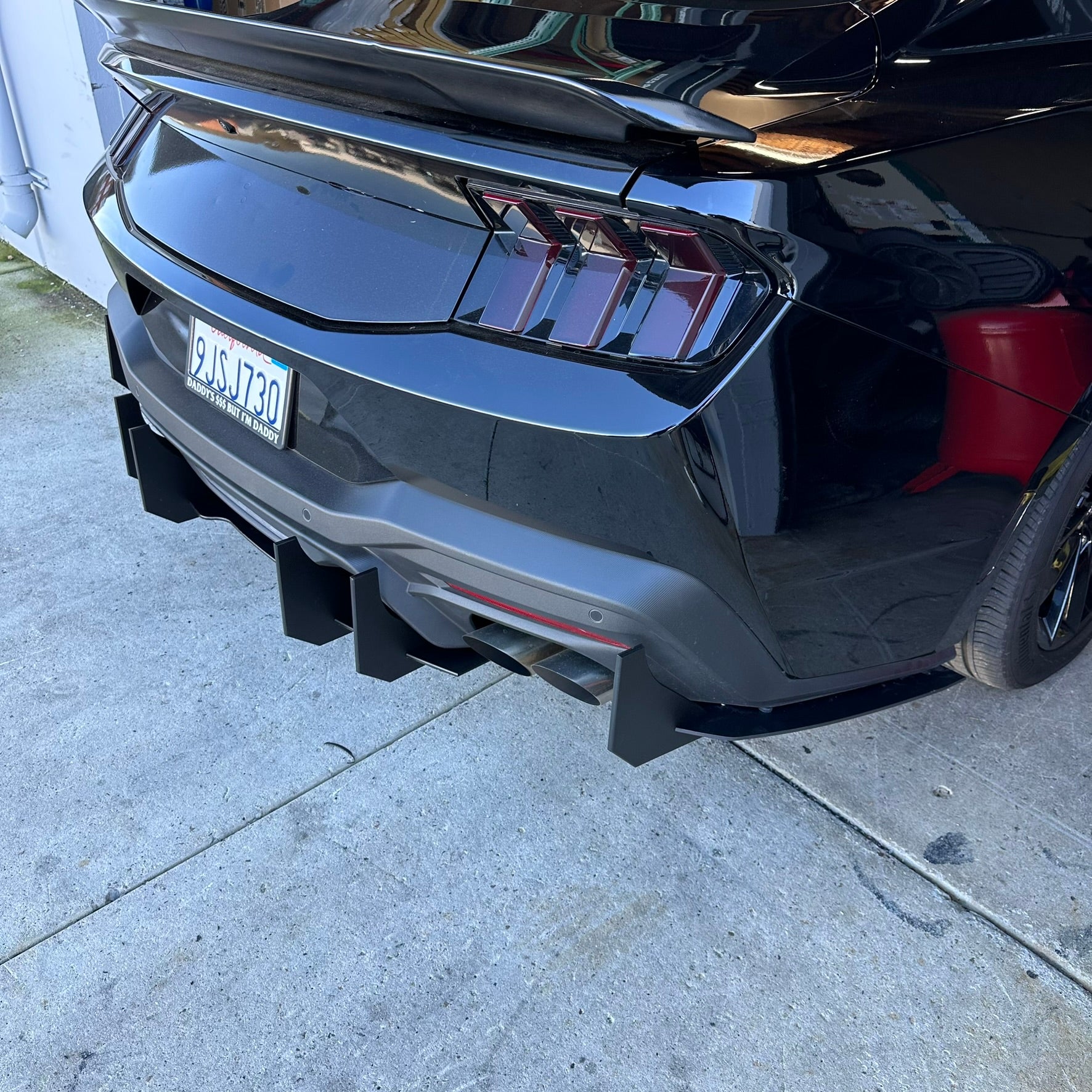 ZL1 Addons Mustang 18-23 EcoBoost Stealth Diffuser