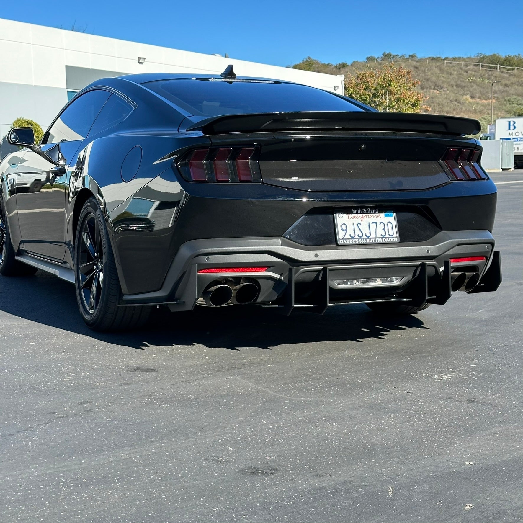 ZL1 Addons Mustang 18-23 EcoBoost Stealth Diffuser