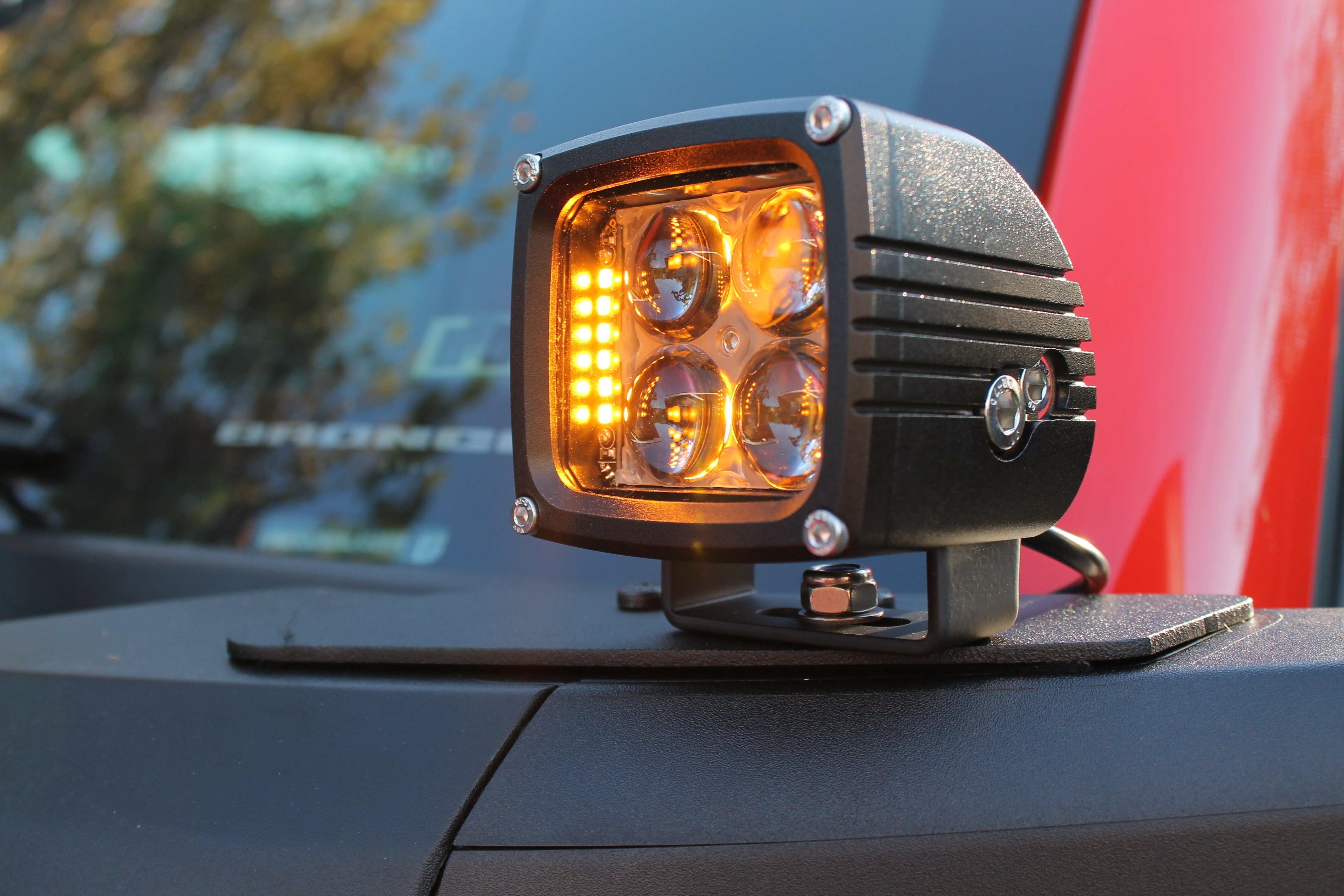 2022+ Ford Bronco Raptor Hood Mount/Ditch Lights/Pillars